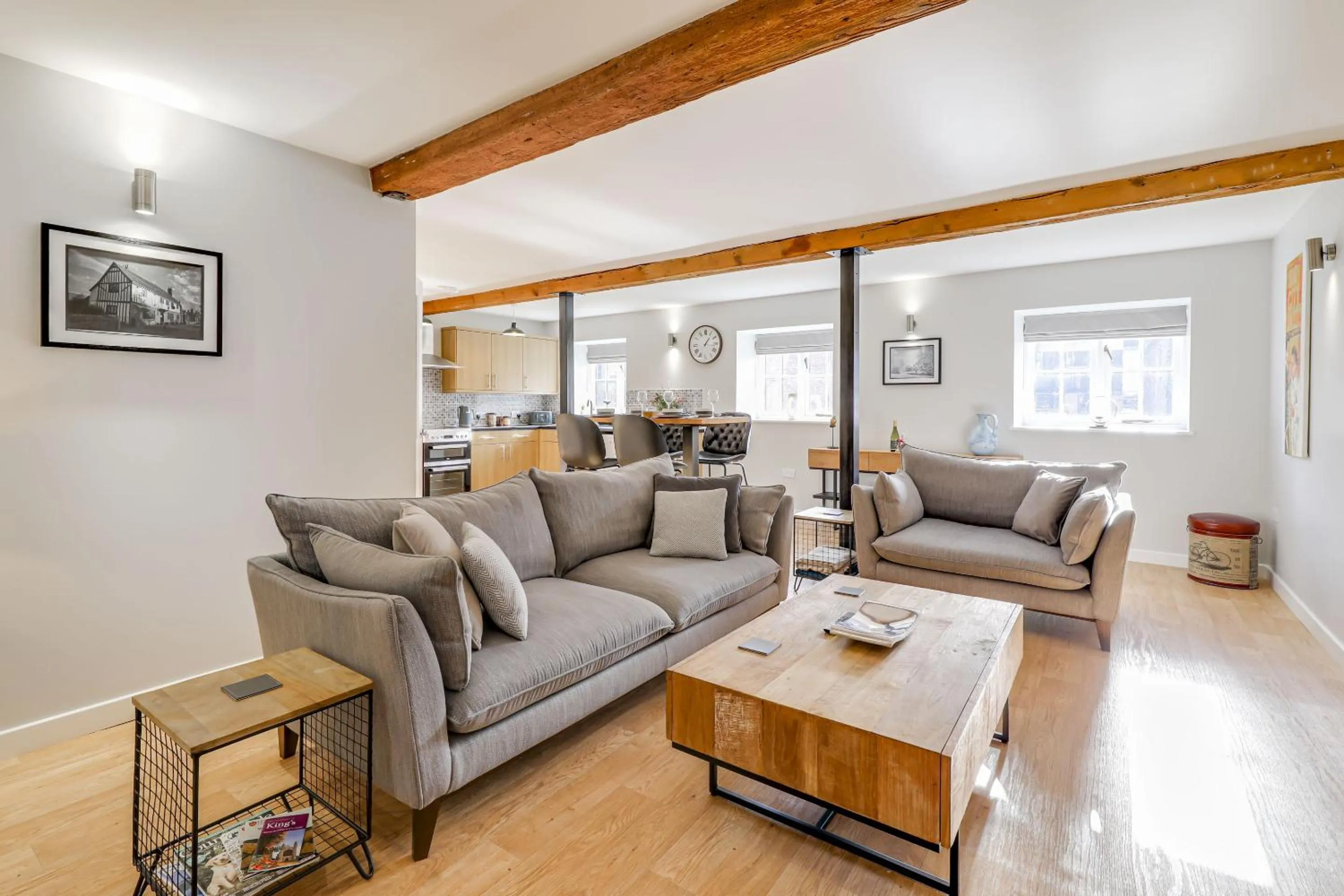 Living room in The Old Warehouse Ely "Apartments"