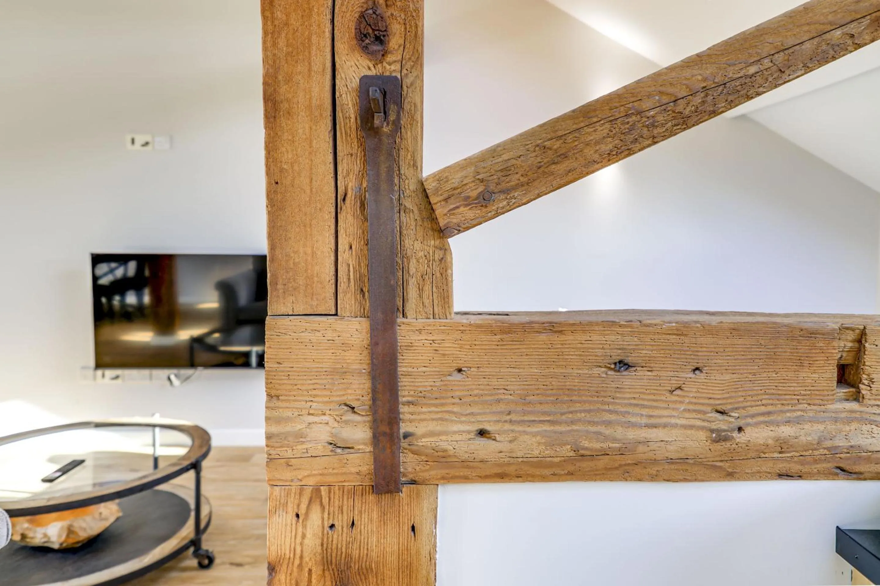 Living room in The Old Warehouse Ely "Apartments"