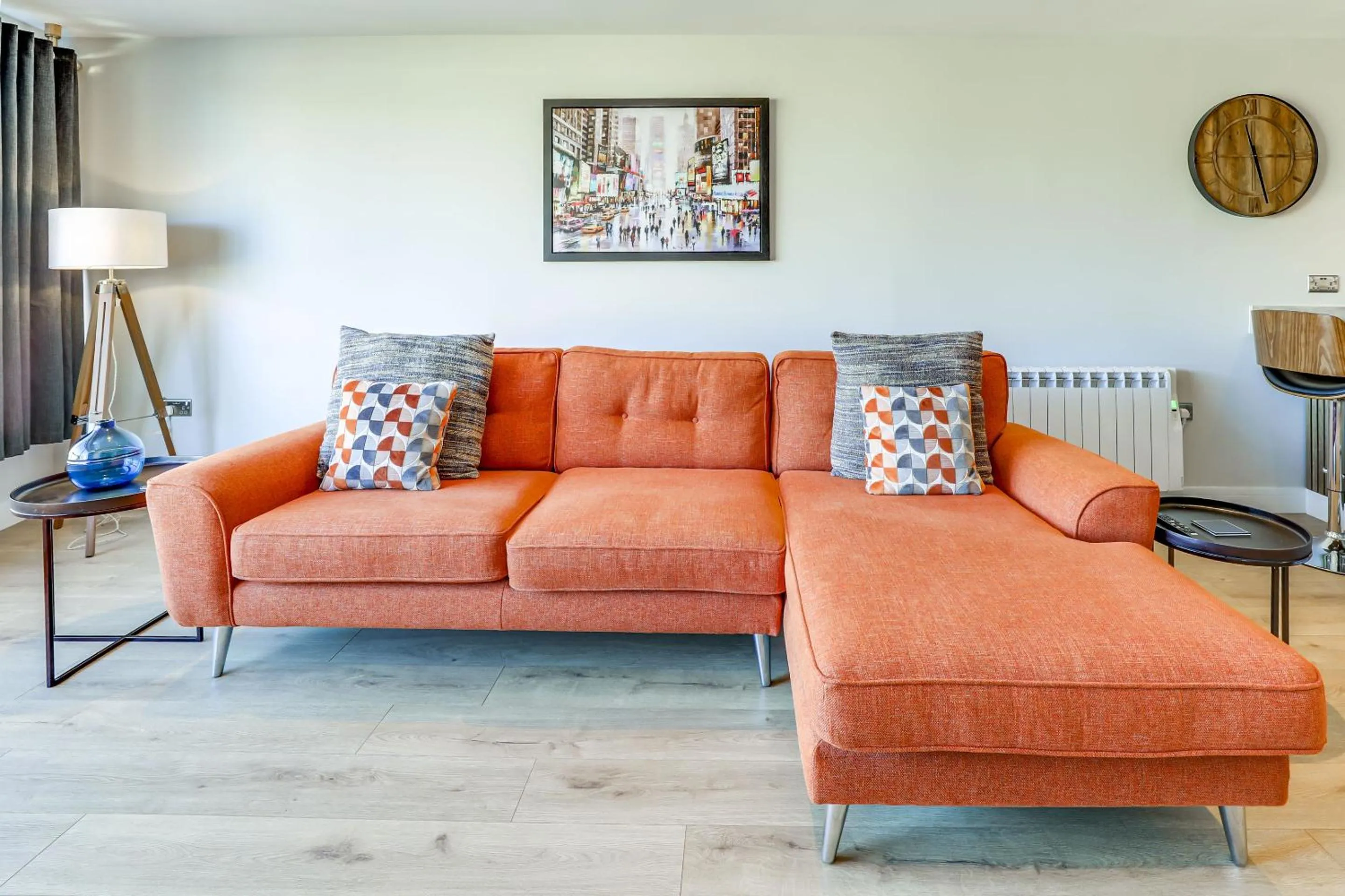 Living room in The Old Warehouse Ely "Apartments"