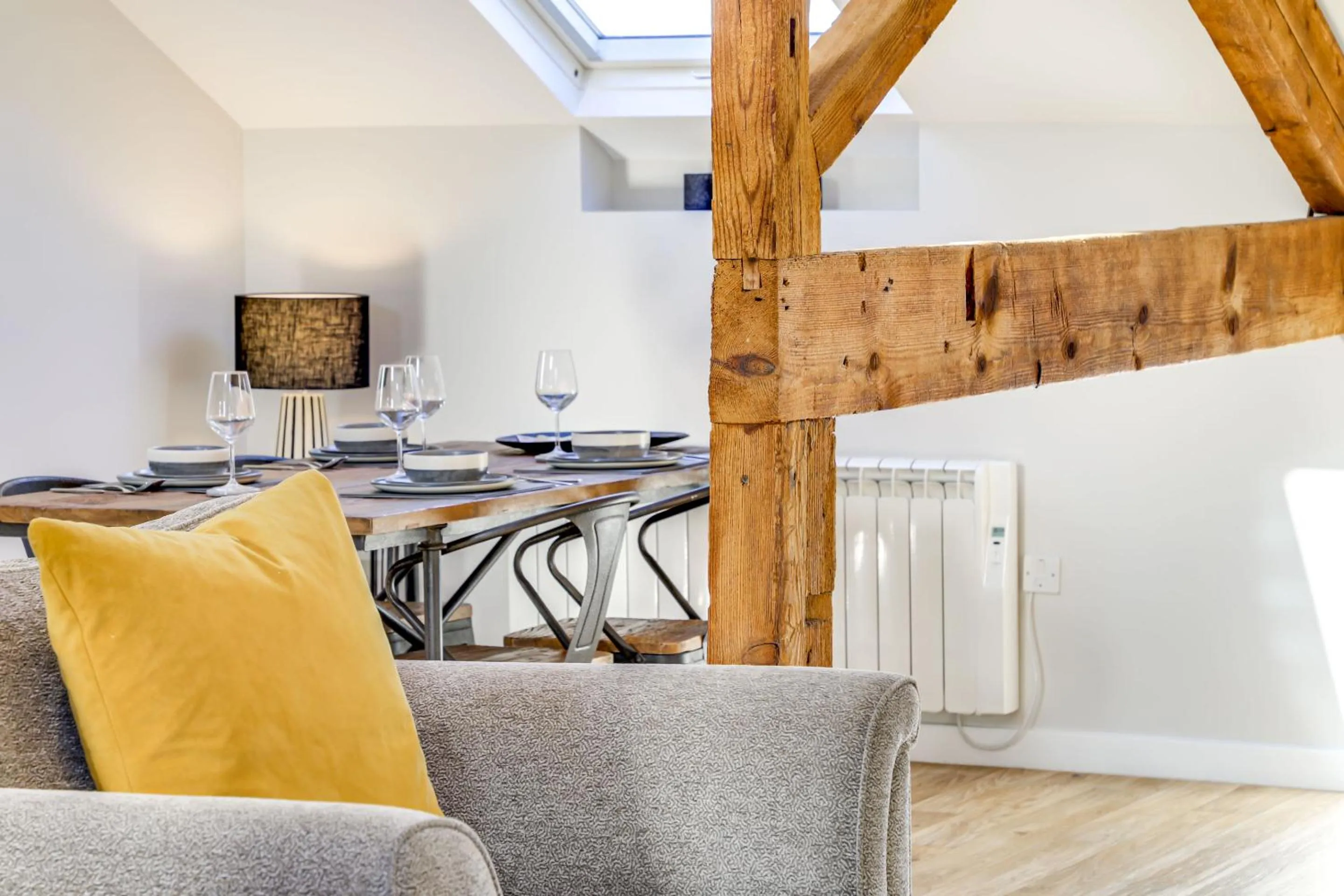 Dining area in The Old Warehouse Ely "Apartments"