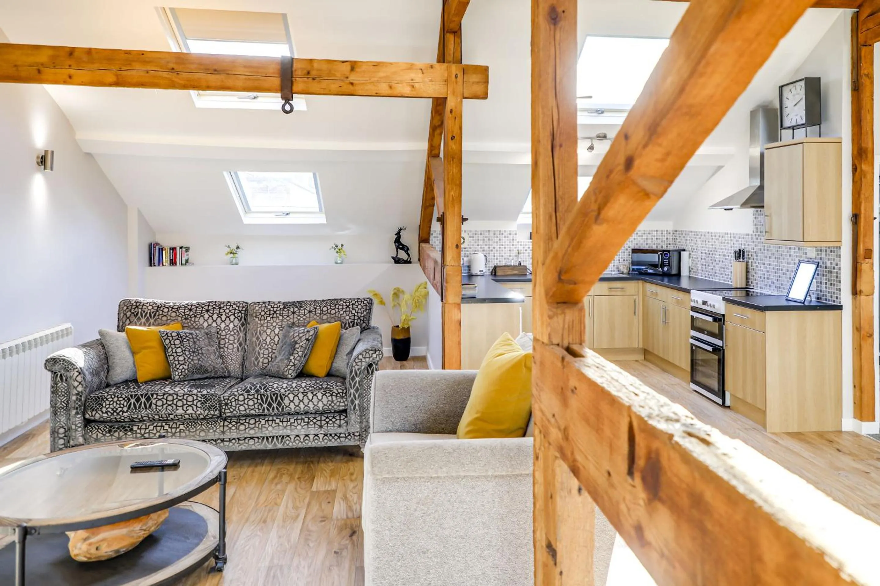 Living room in The Old Warehouse Ely "Apartments"