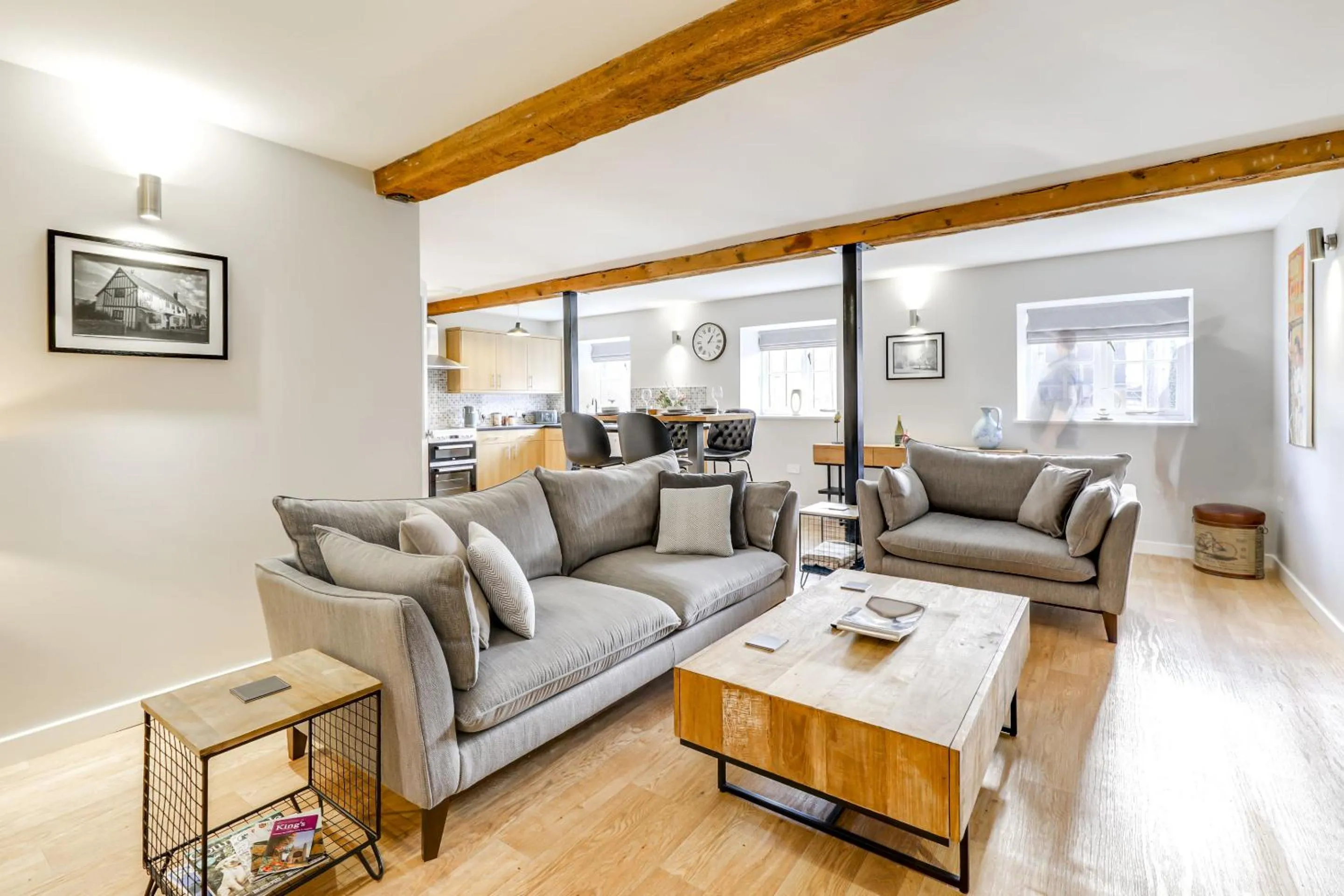 Living room in The Old Warehouse Ely "Apartments"