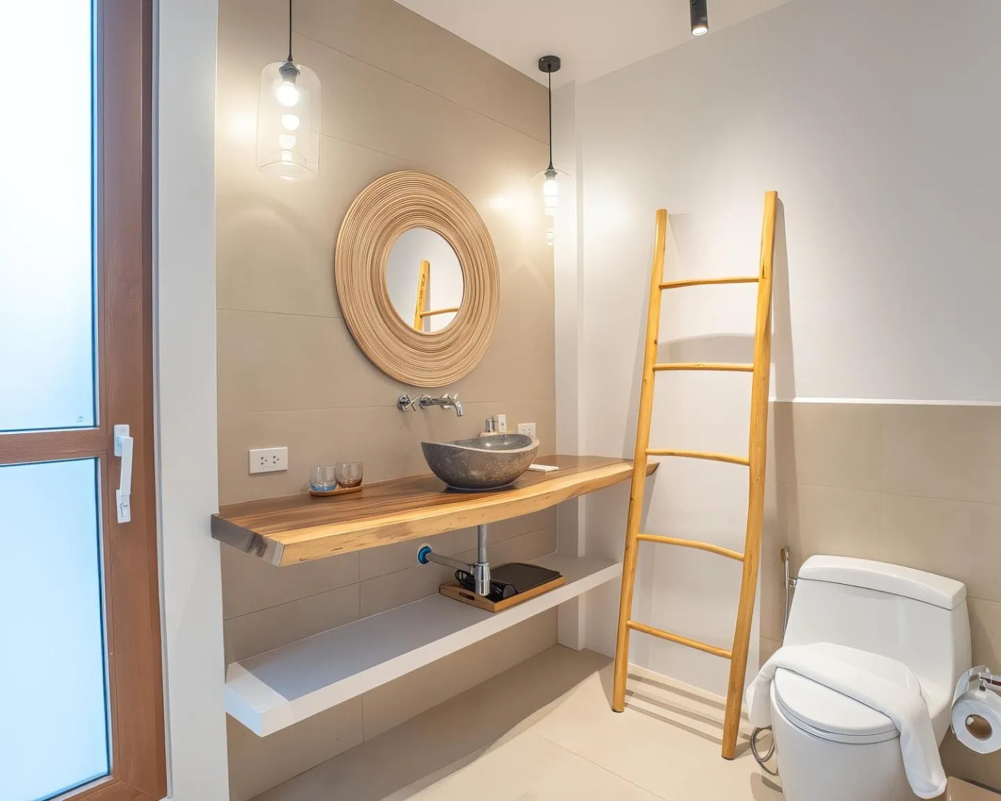 Toilet in Bathala Resort