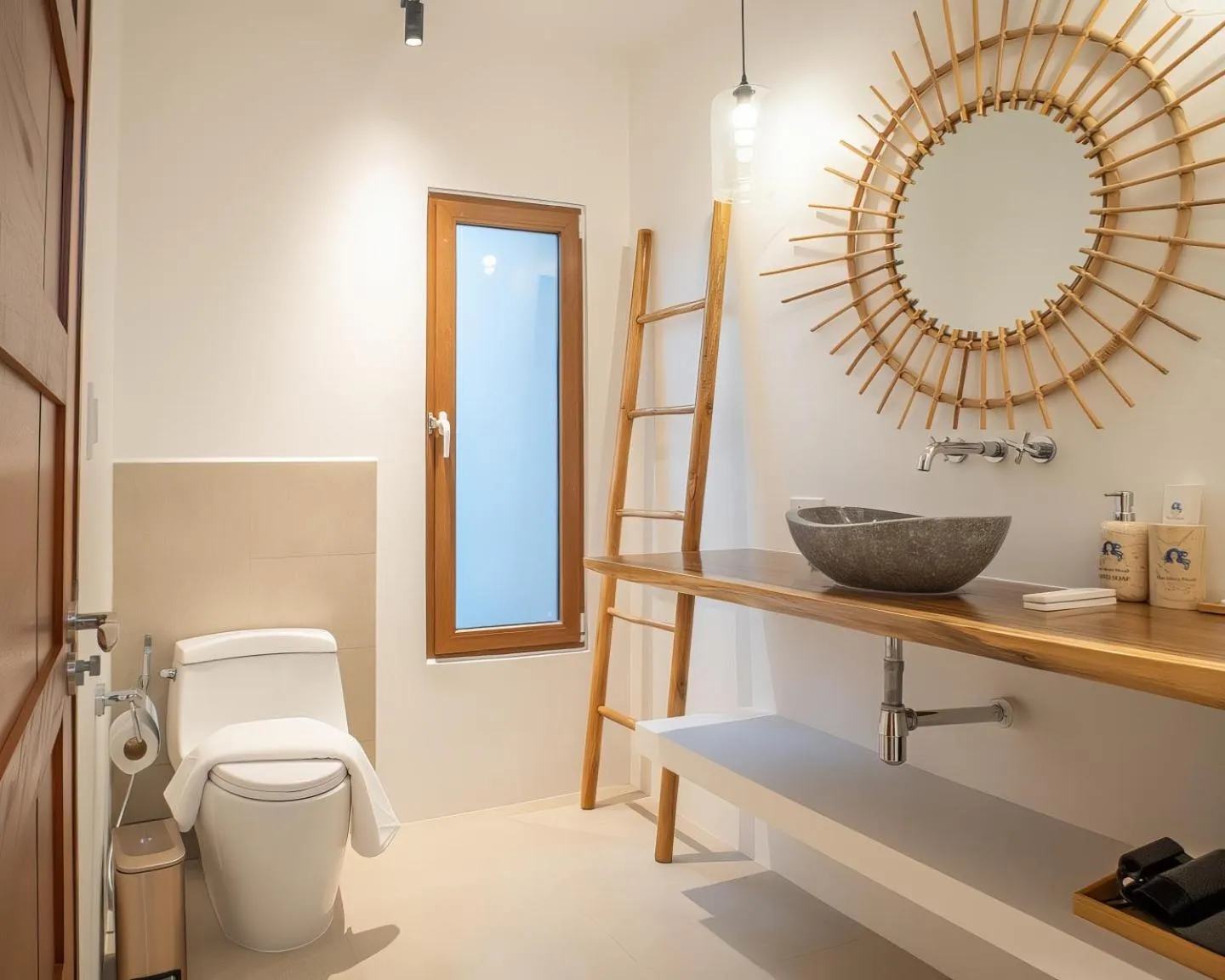 Toilet in Bathala Resort