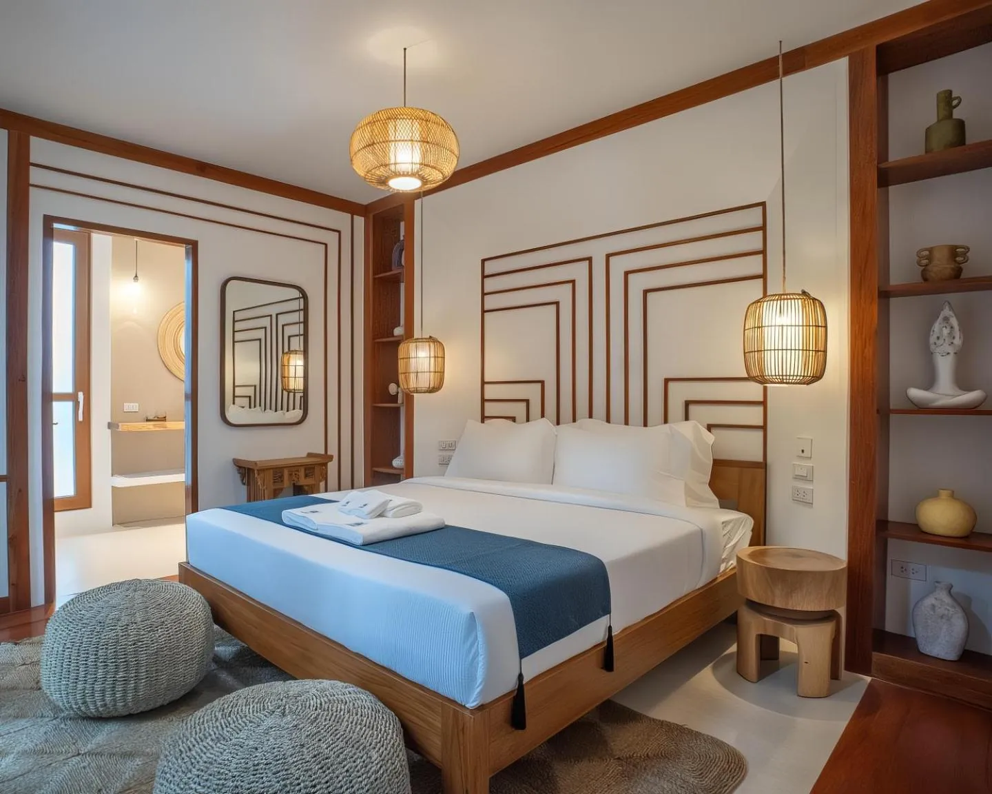 Bed in Bathala Resort