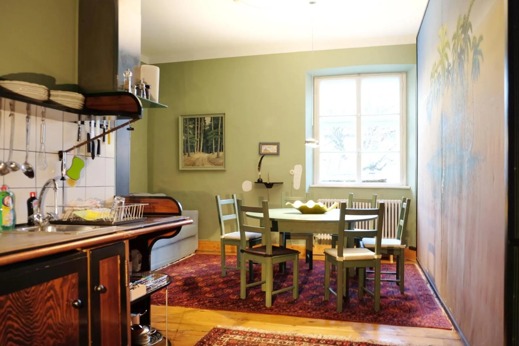 Kitchen or kitchenette in Hotel Maurerhansl