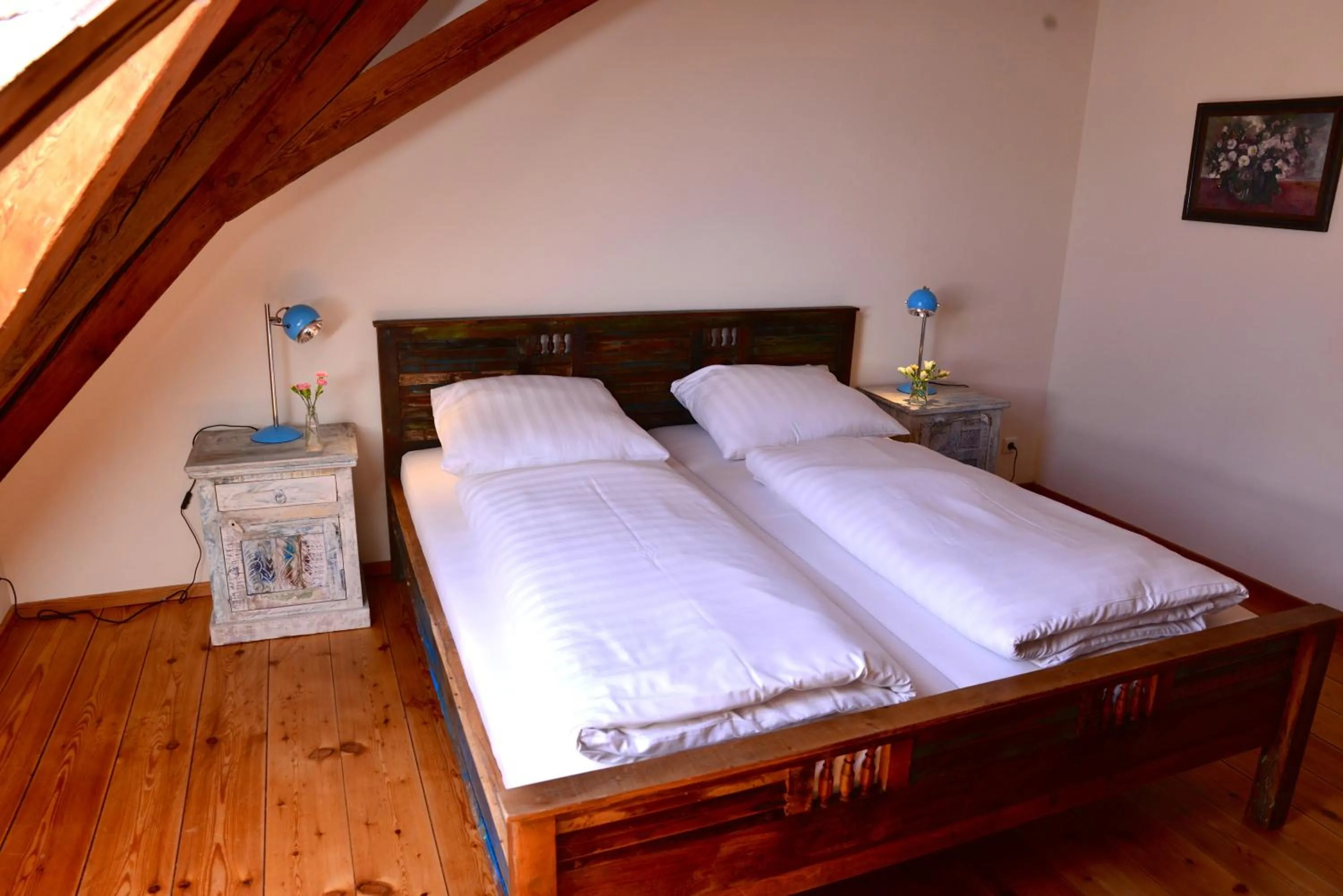 Bed in Hotel Maurerhansl