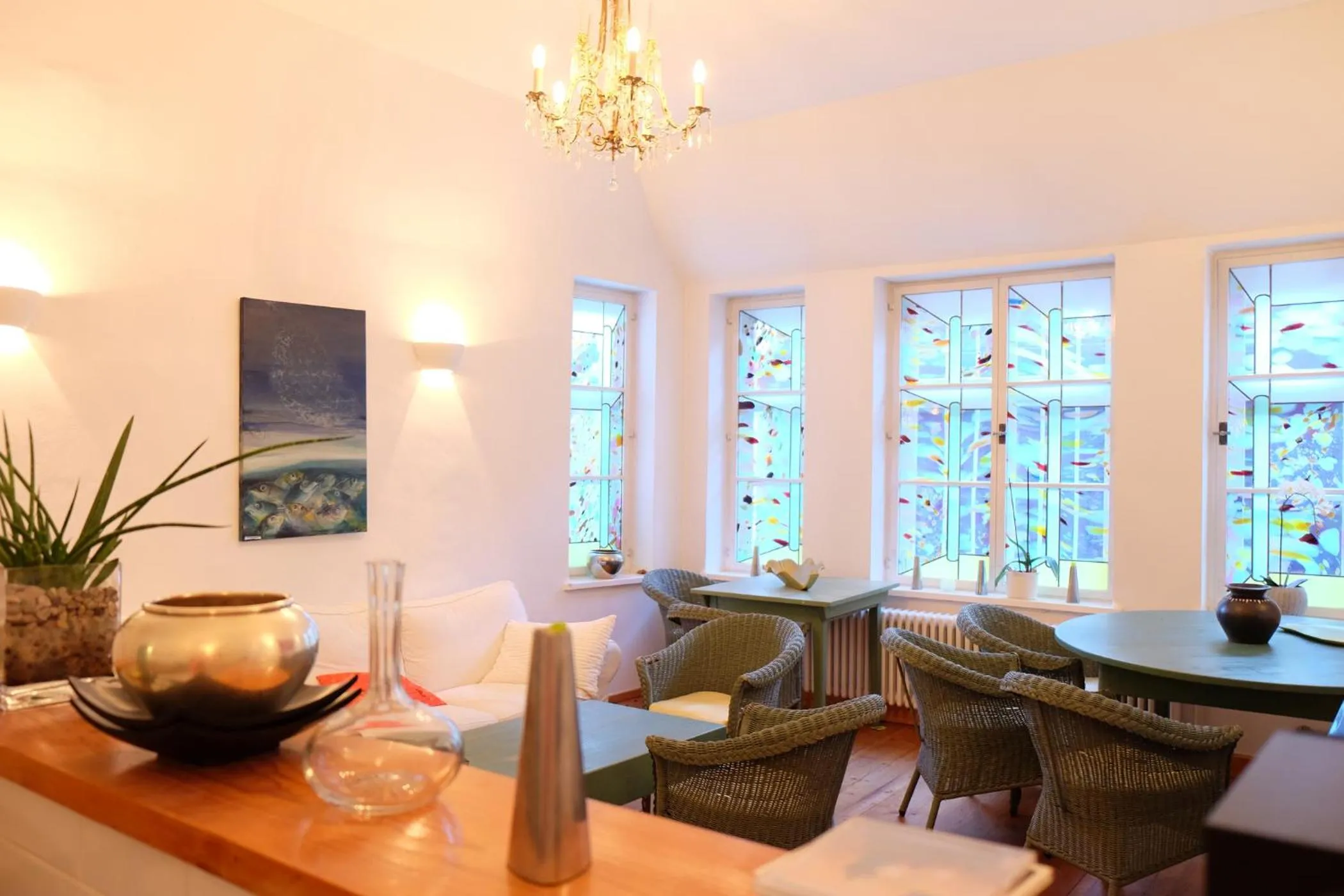 Seating area in Hotel Maurerhansl