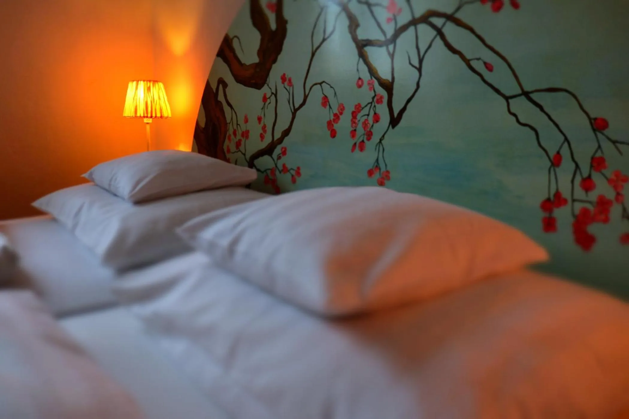 Decorative detail, Bed in Hotel Maurerhansl