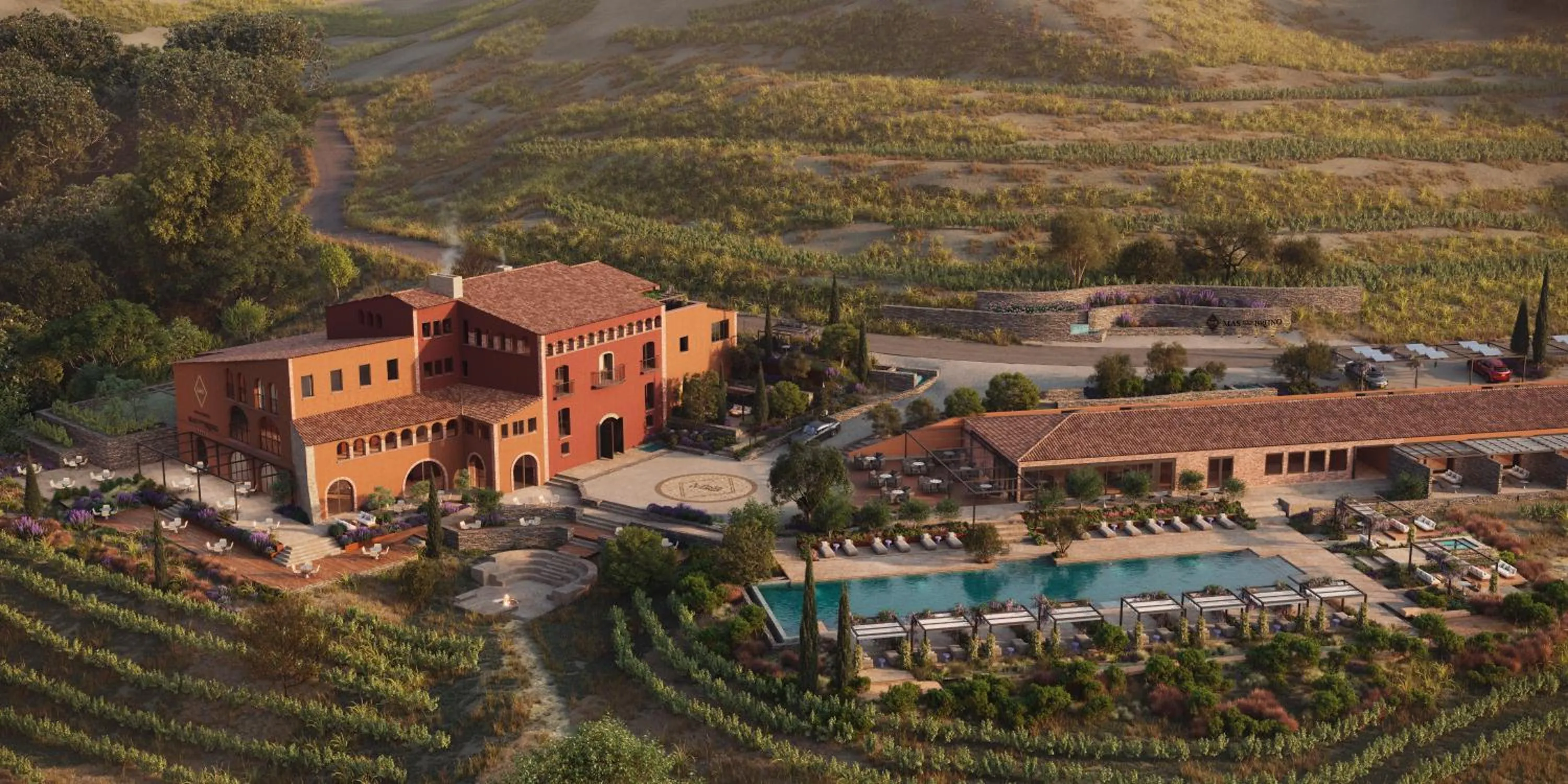 Natural landscape in Gran Hotel Mas d'en Bruno