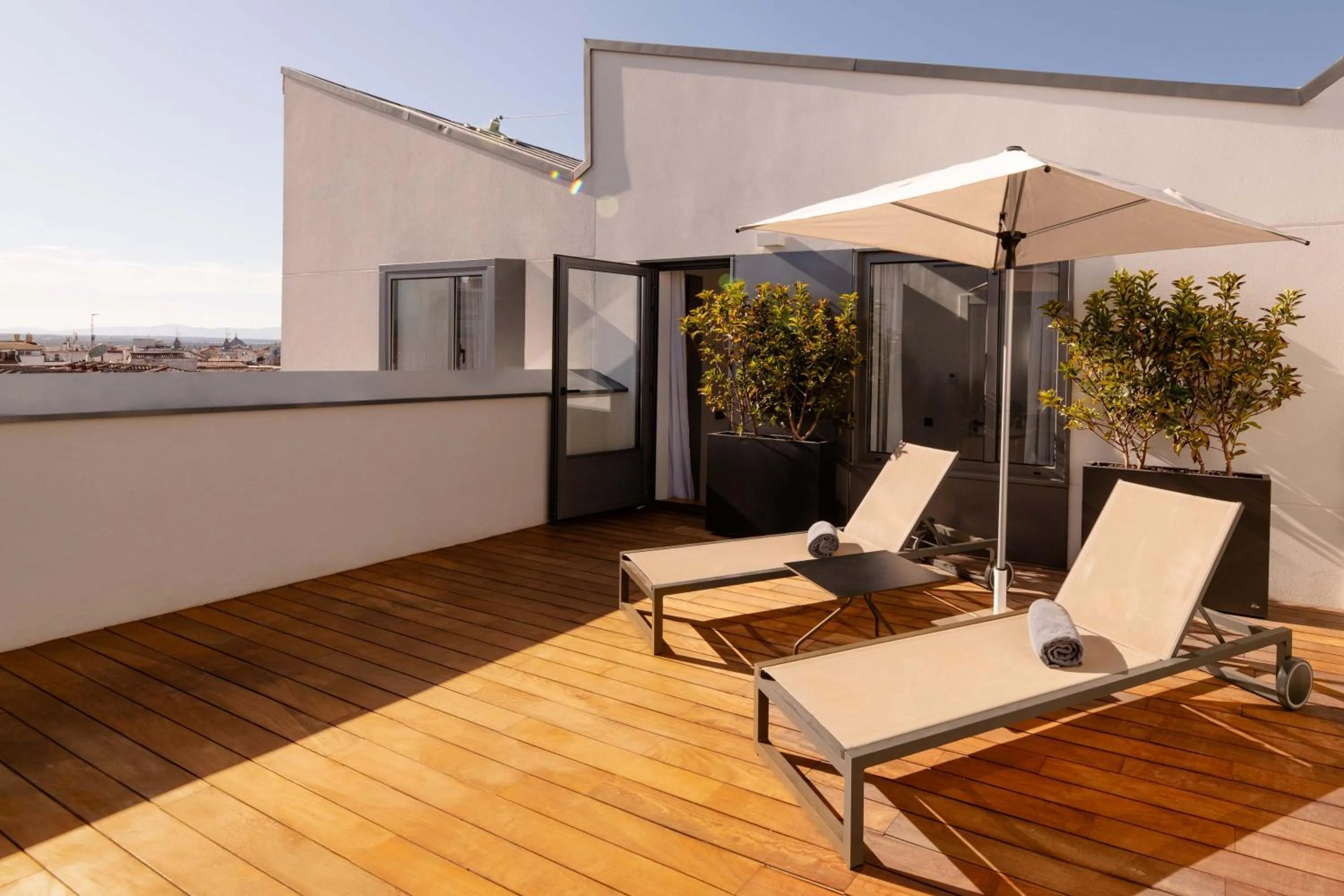 Balcony/Terrace in UMusic Hotel Madrid