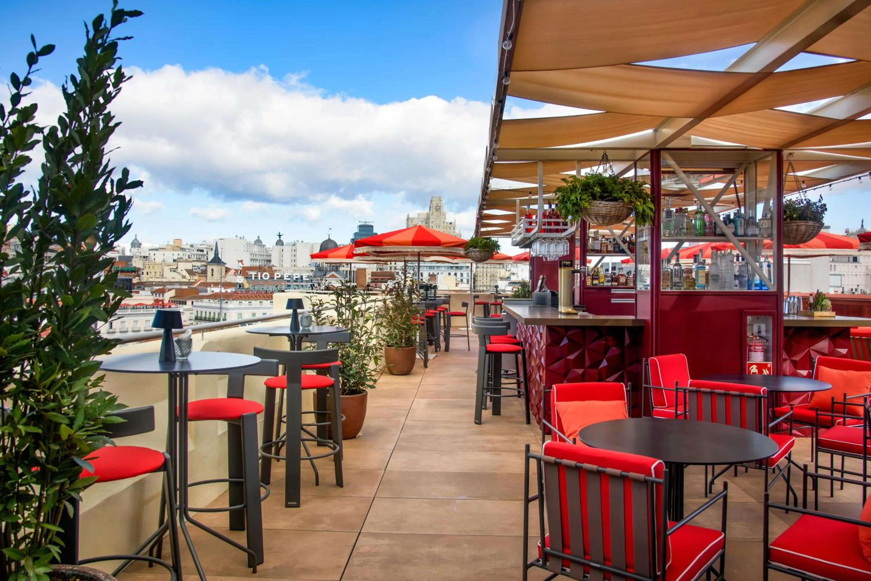 Balcony/Terrace in UMusic Hotel Madrid