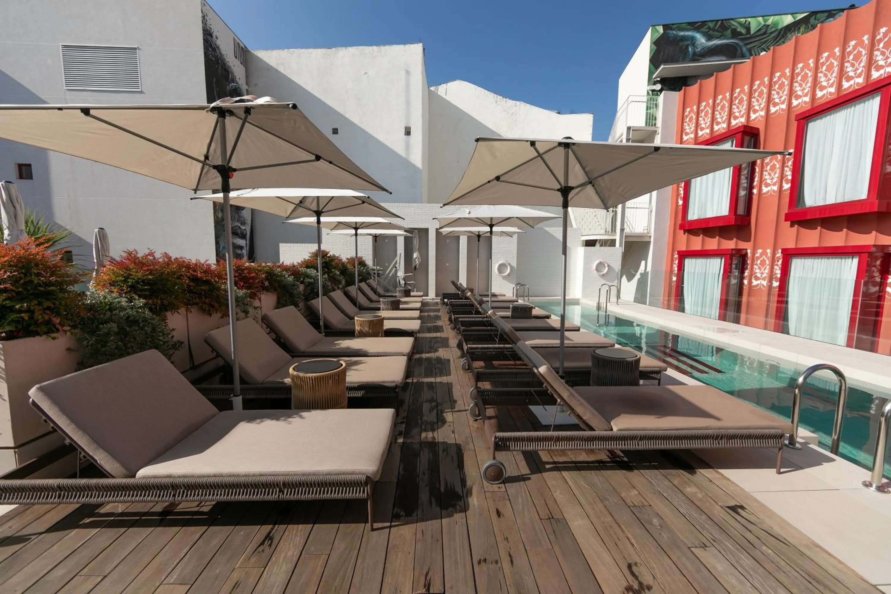 Balcony/Terrace in UMusic Hotel Madrid