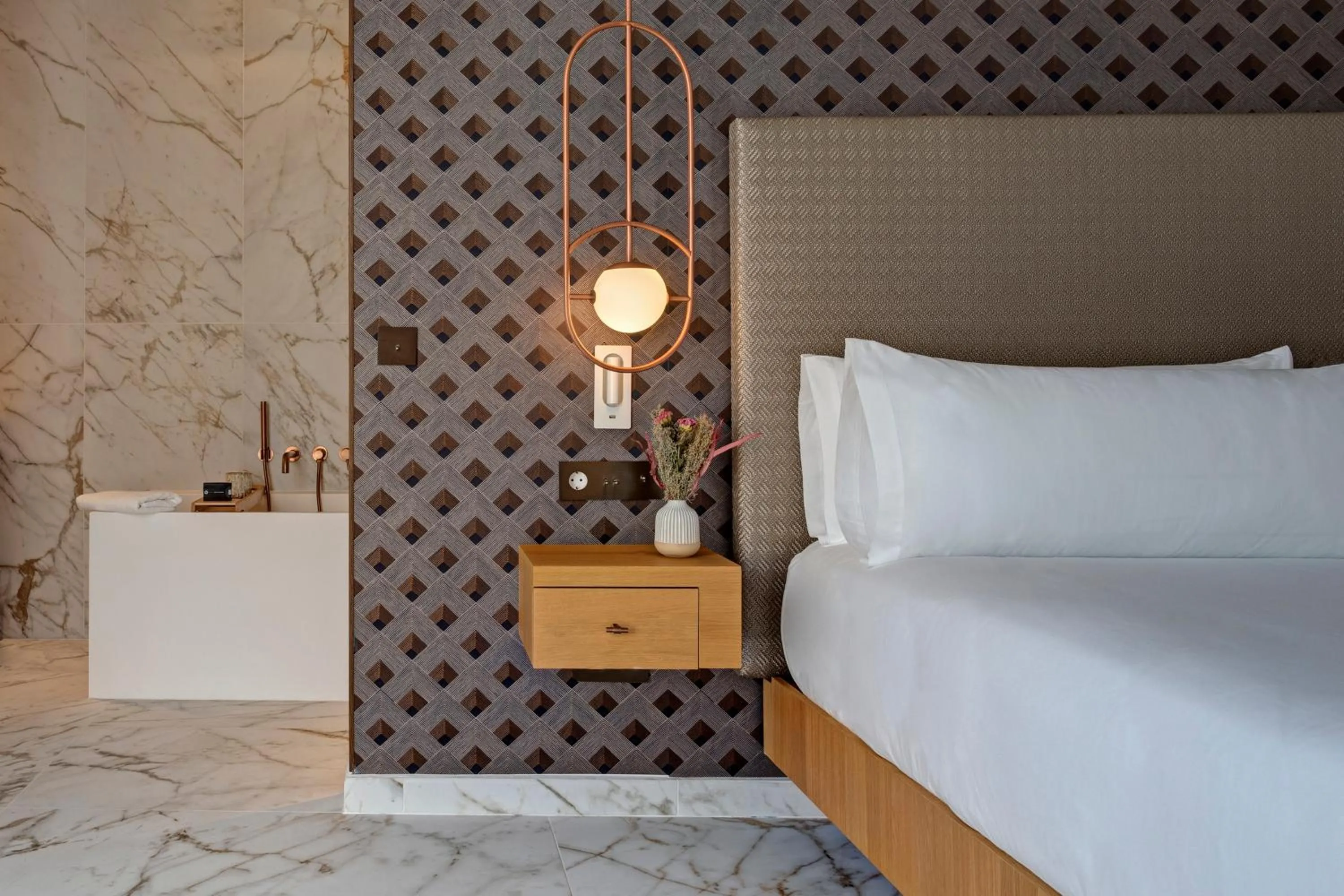 Photo of the whole room, Bed in UMusic Hotel Madrid