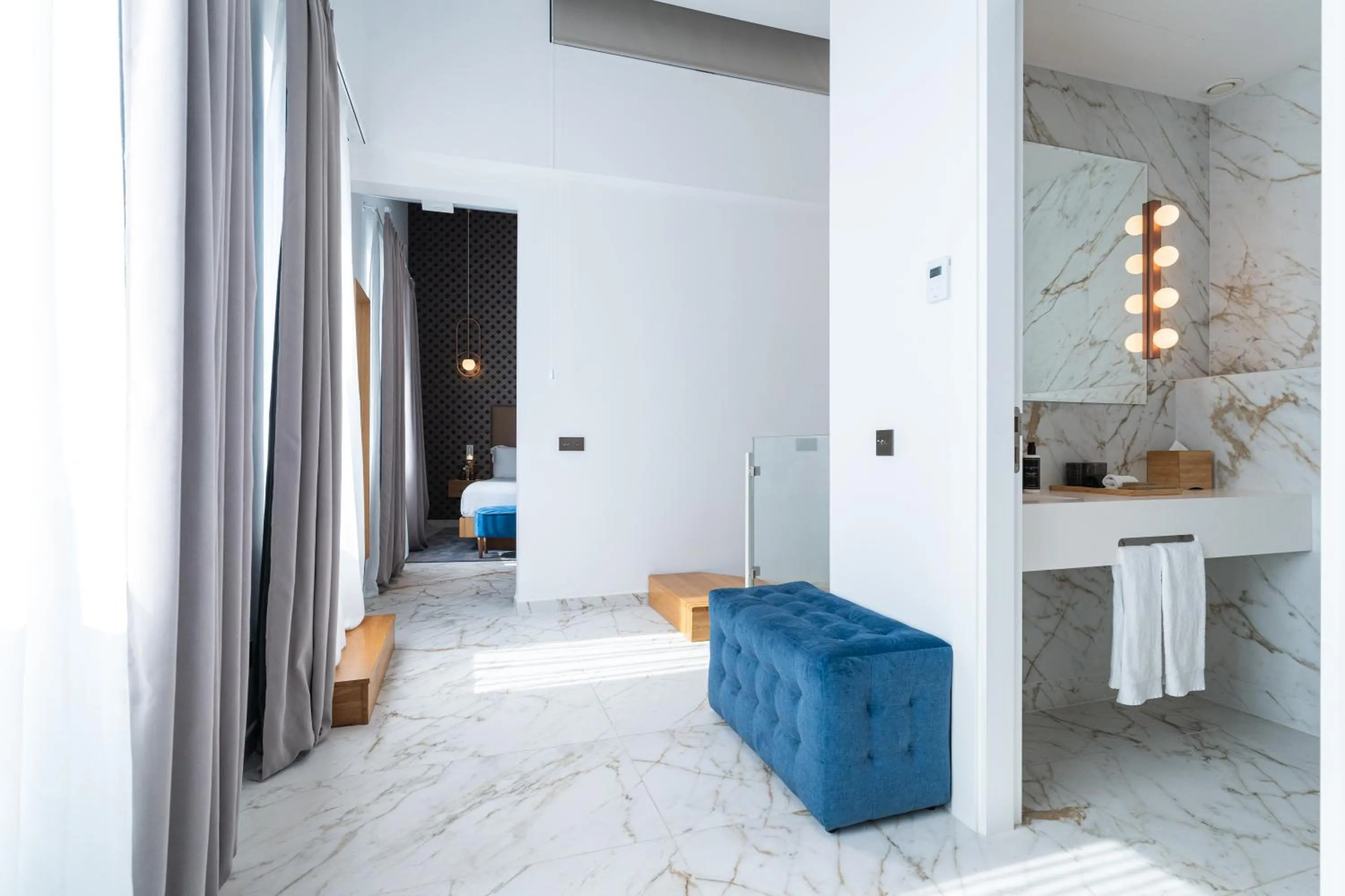 Bed in UMusic Hotel Madrid