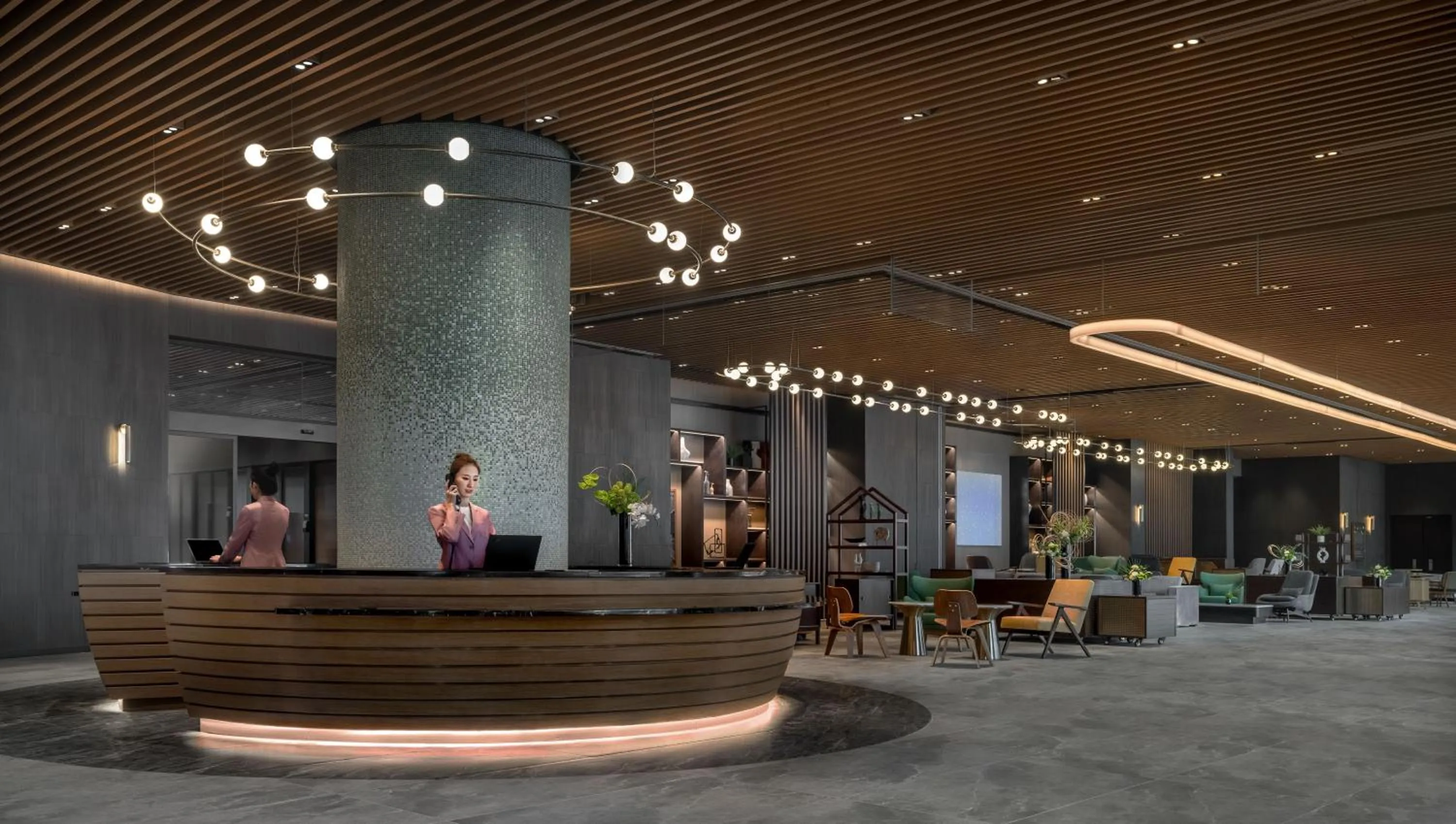 Lobby or reception in Jen Shenzhen Qianhai By Shangri-La
