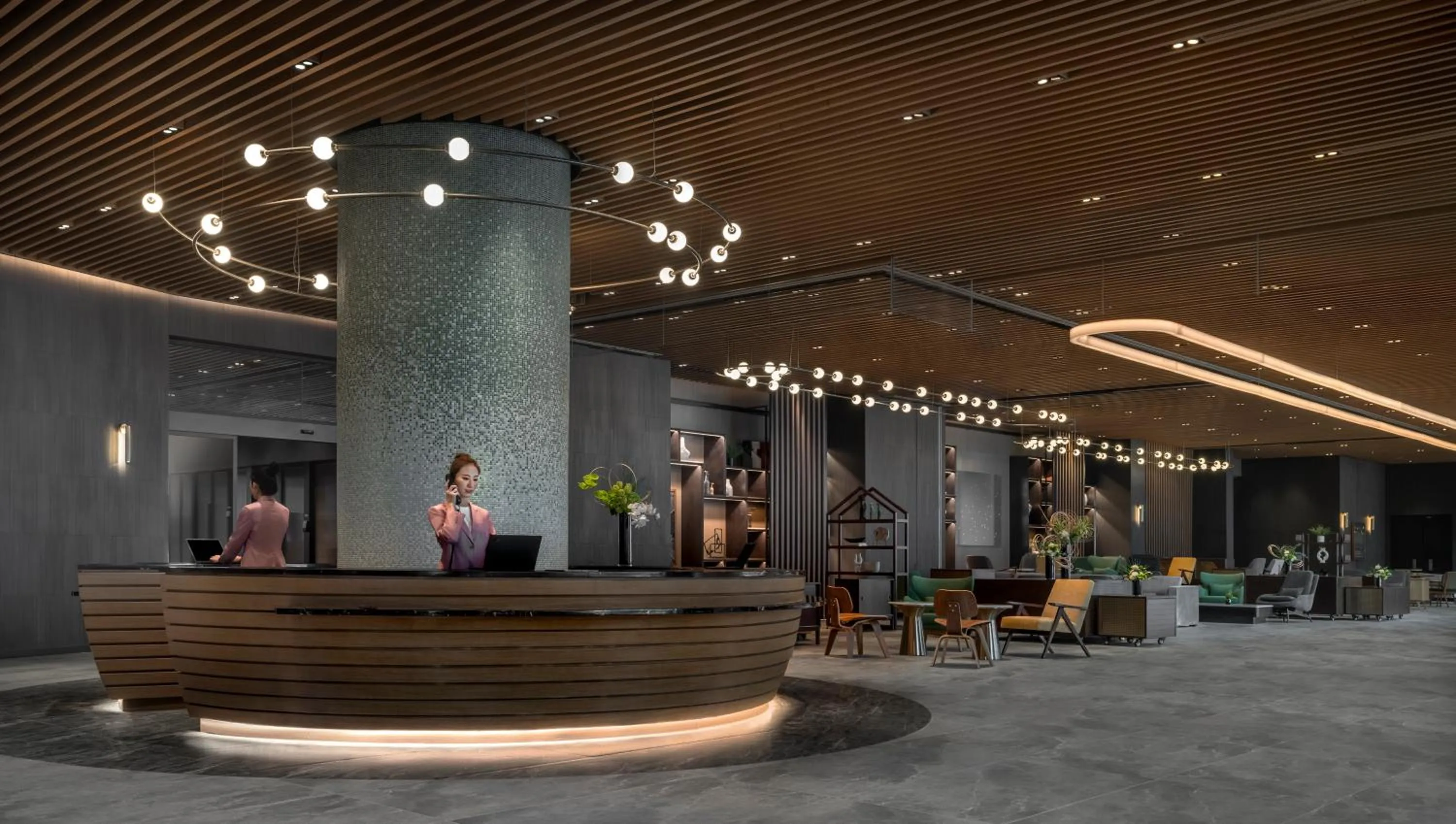 Lobby or reception in Jen Shenzhen Qianhai By Shangri-La