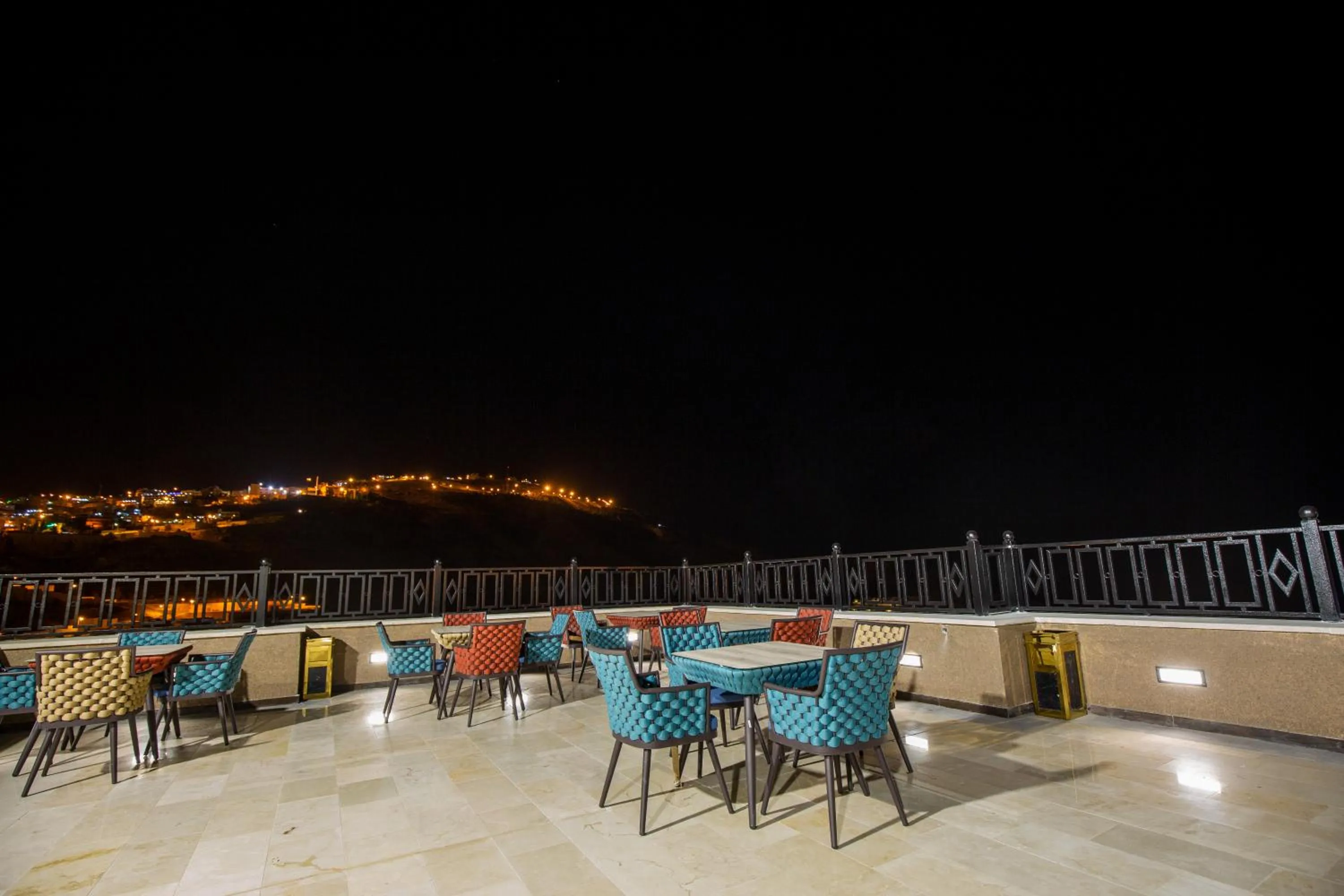 Patio in Petra Moon Luxury Hotel