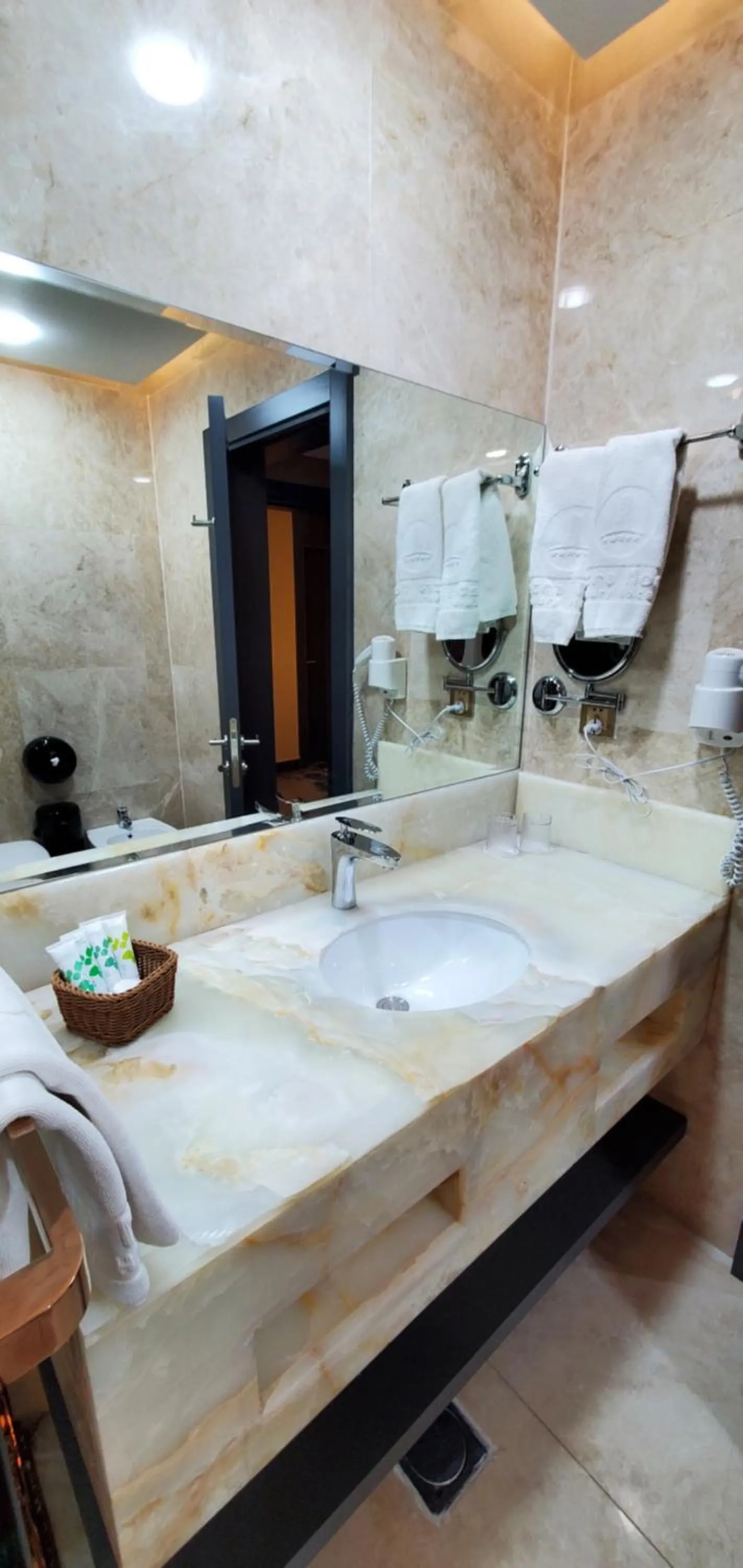 Shower in Petra Moon Luxury Hotel