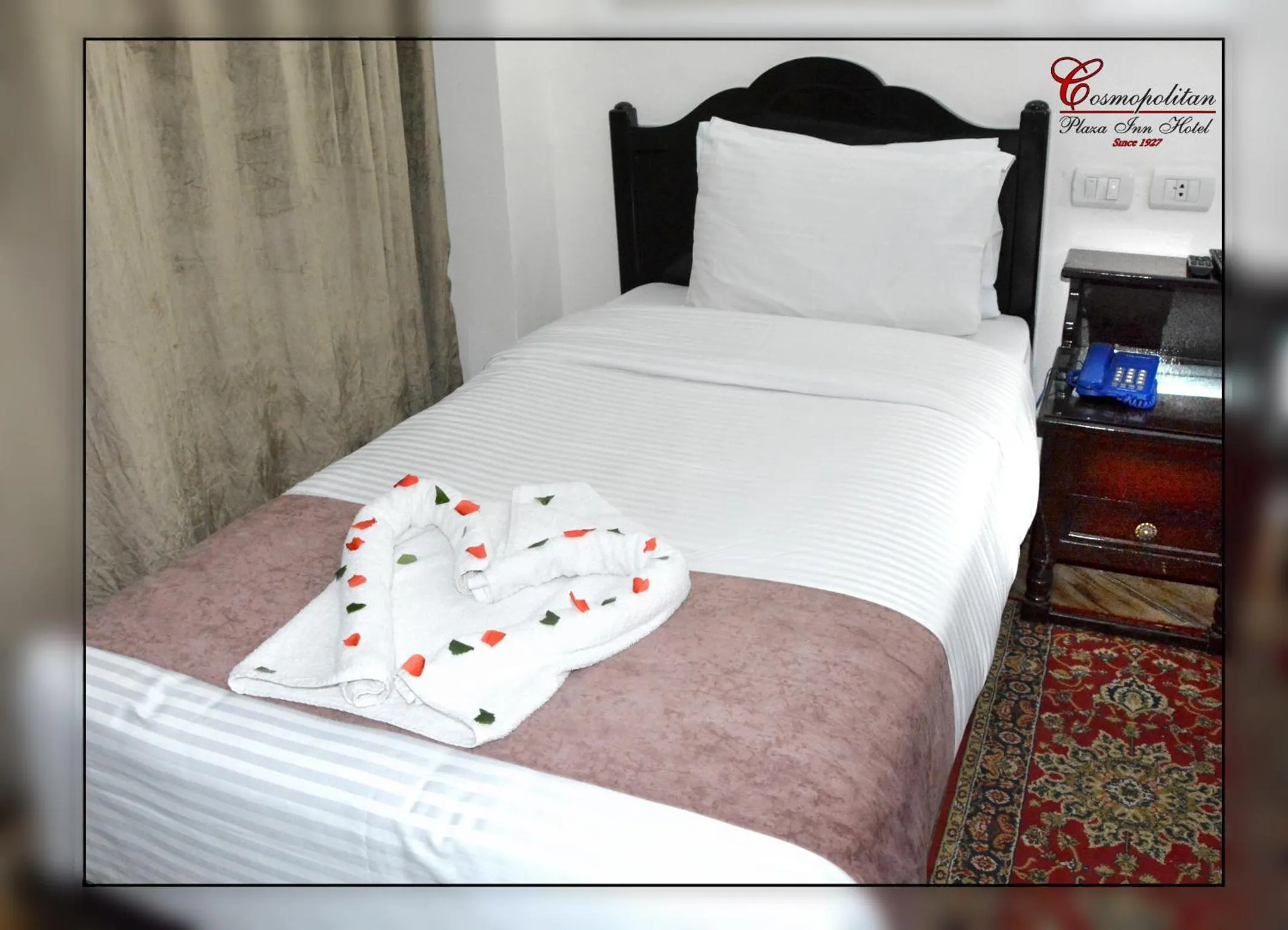 Bed in Cosmopolitan hotel