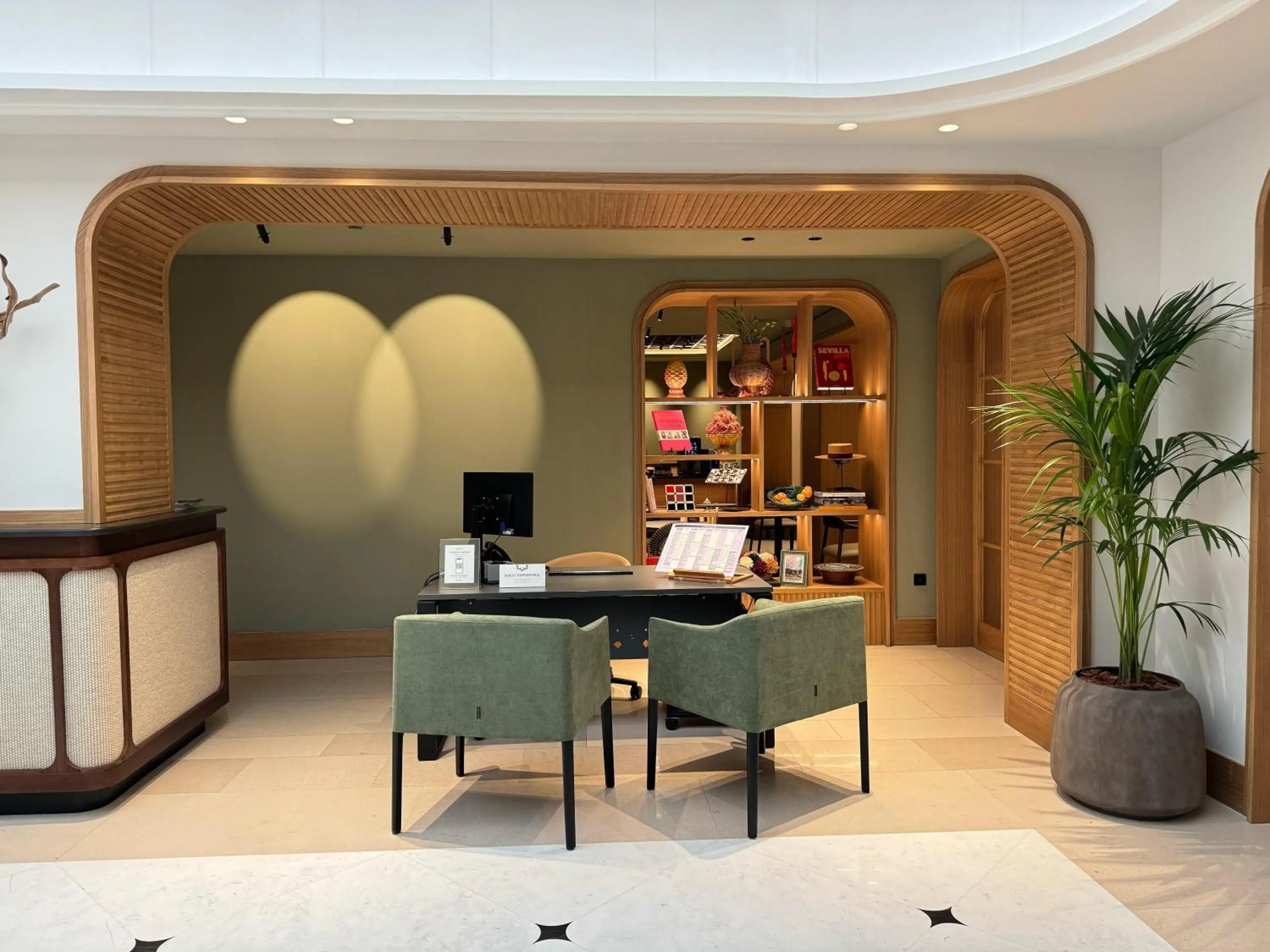 Lobby or reception in Hotel Bécquer