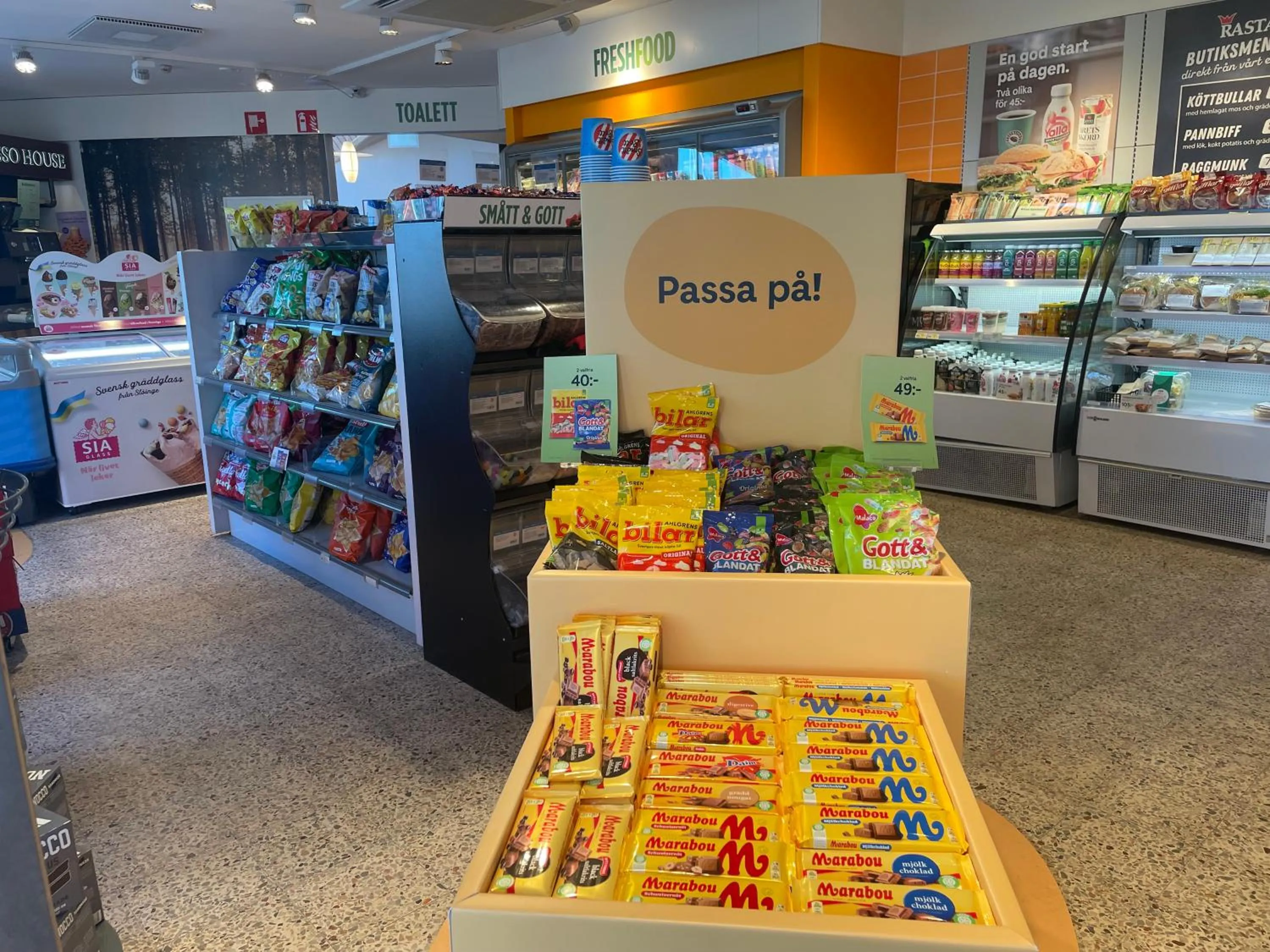 On-site shops in Rasta Falköping