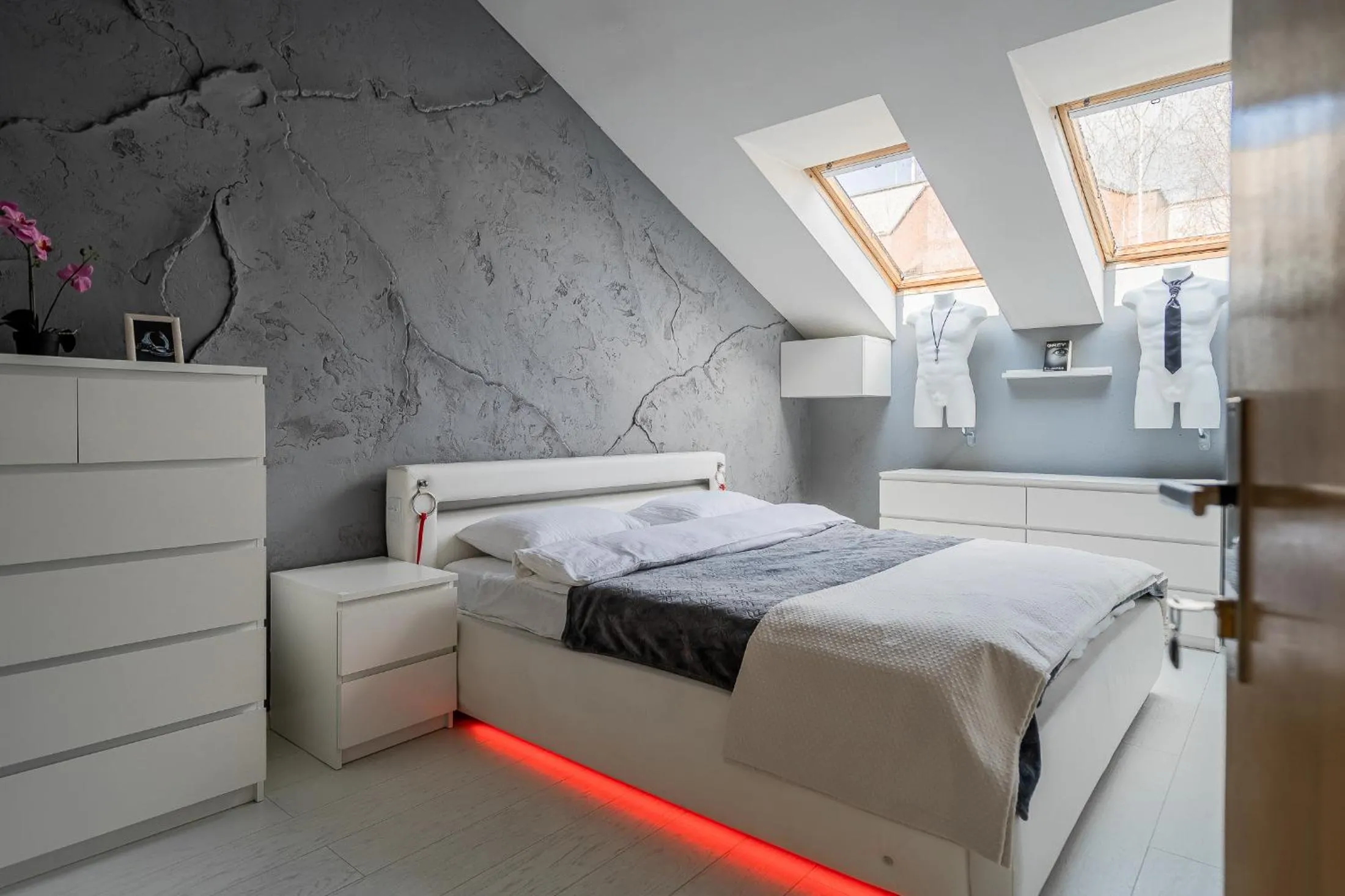 Bed in Grey House