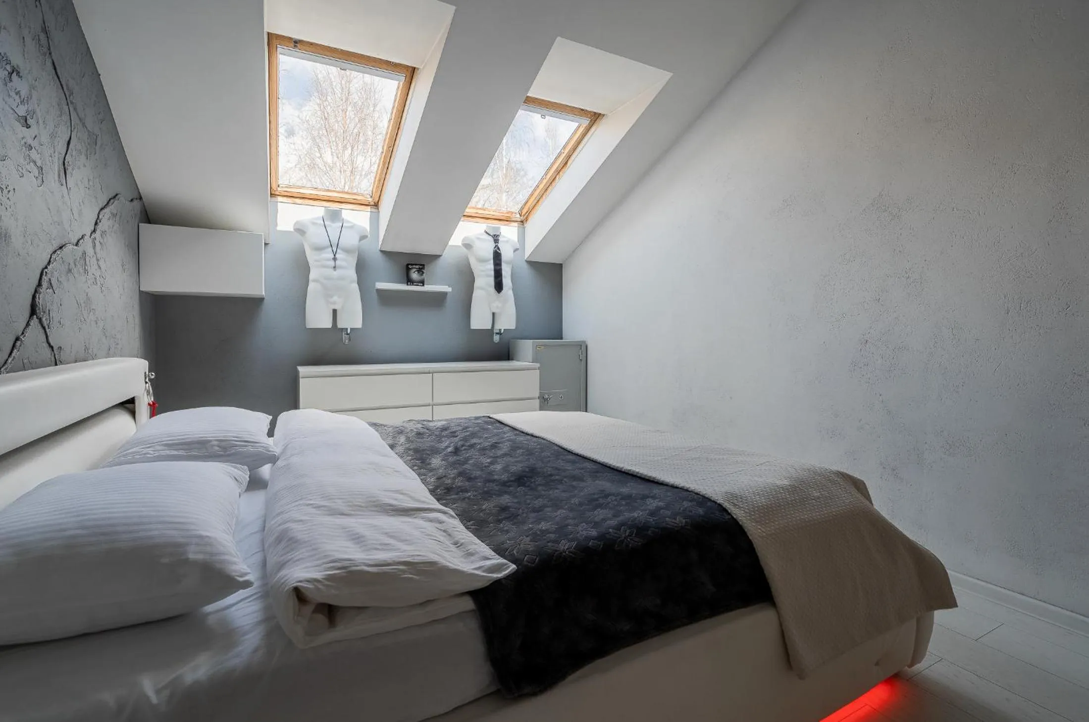 Bed in Grey House