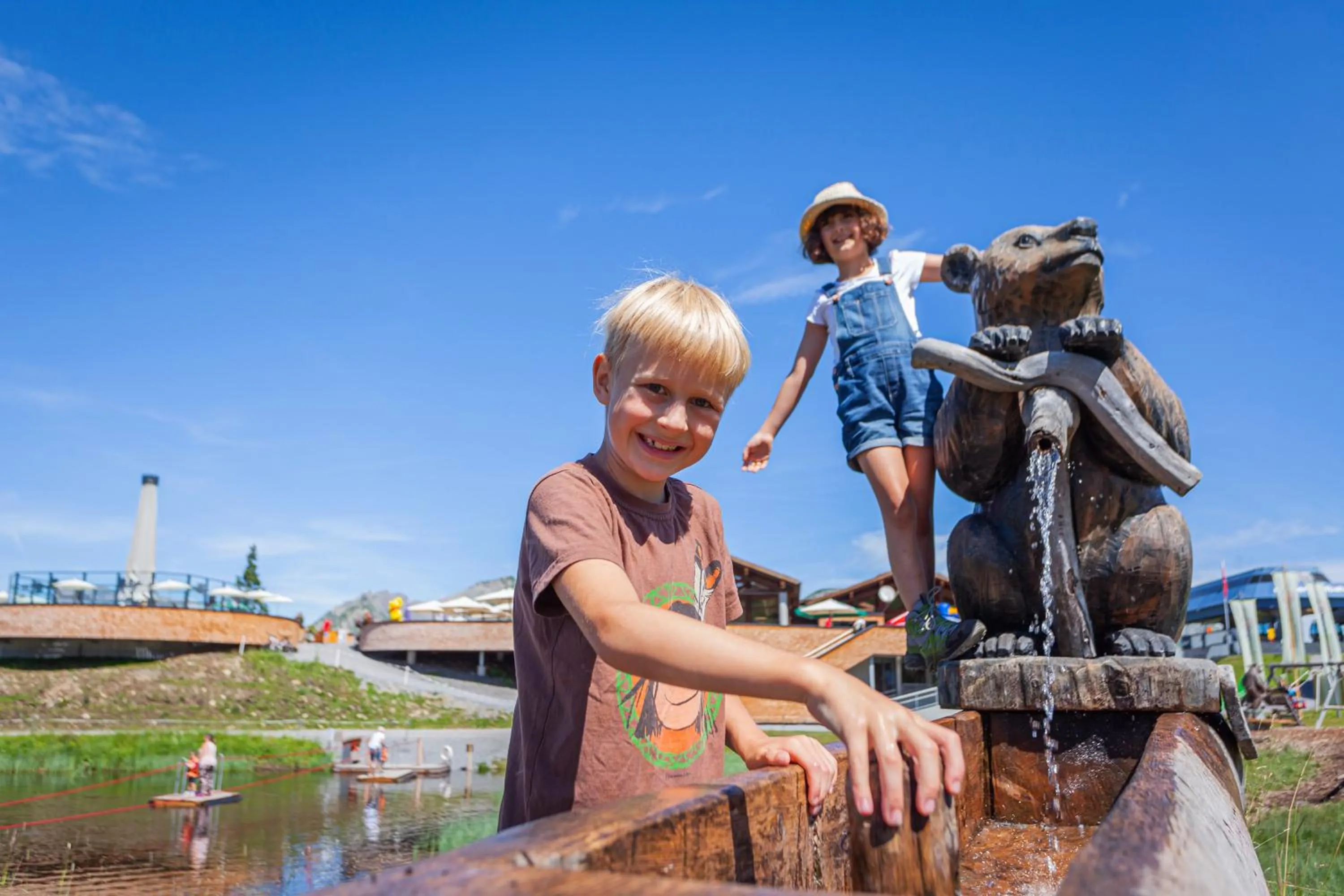 Children play ground in Alpine Lodge Klösterle am Arlberg
