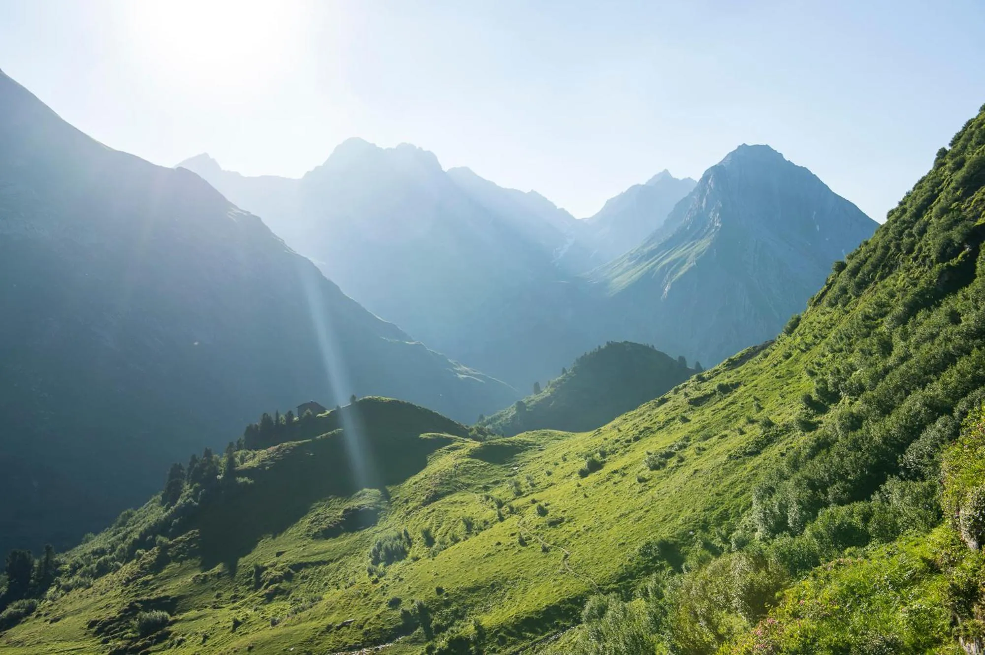 Natural landscape in Alpine Lodge Klösterle am Arlberg