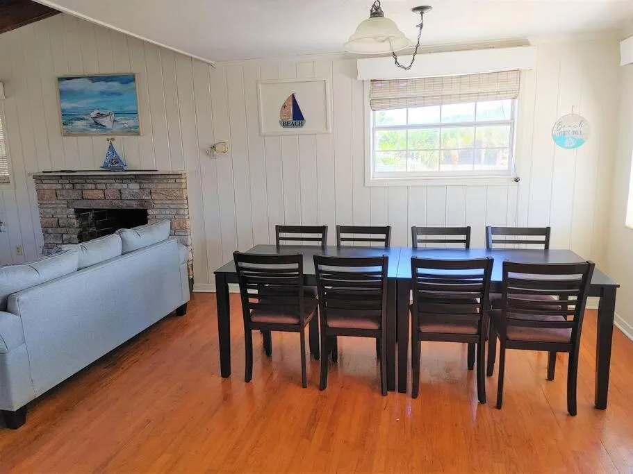 Dining area in Melbourne Beach Ocean Front house on 1.2 acres