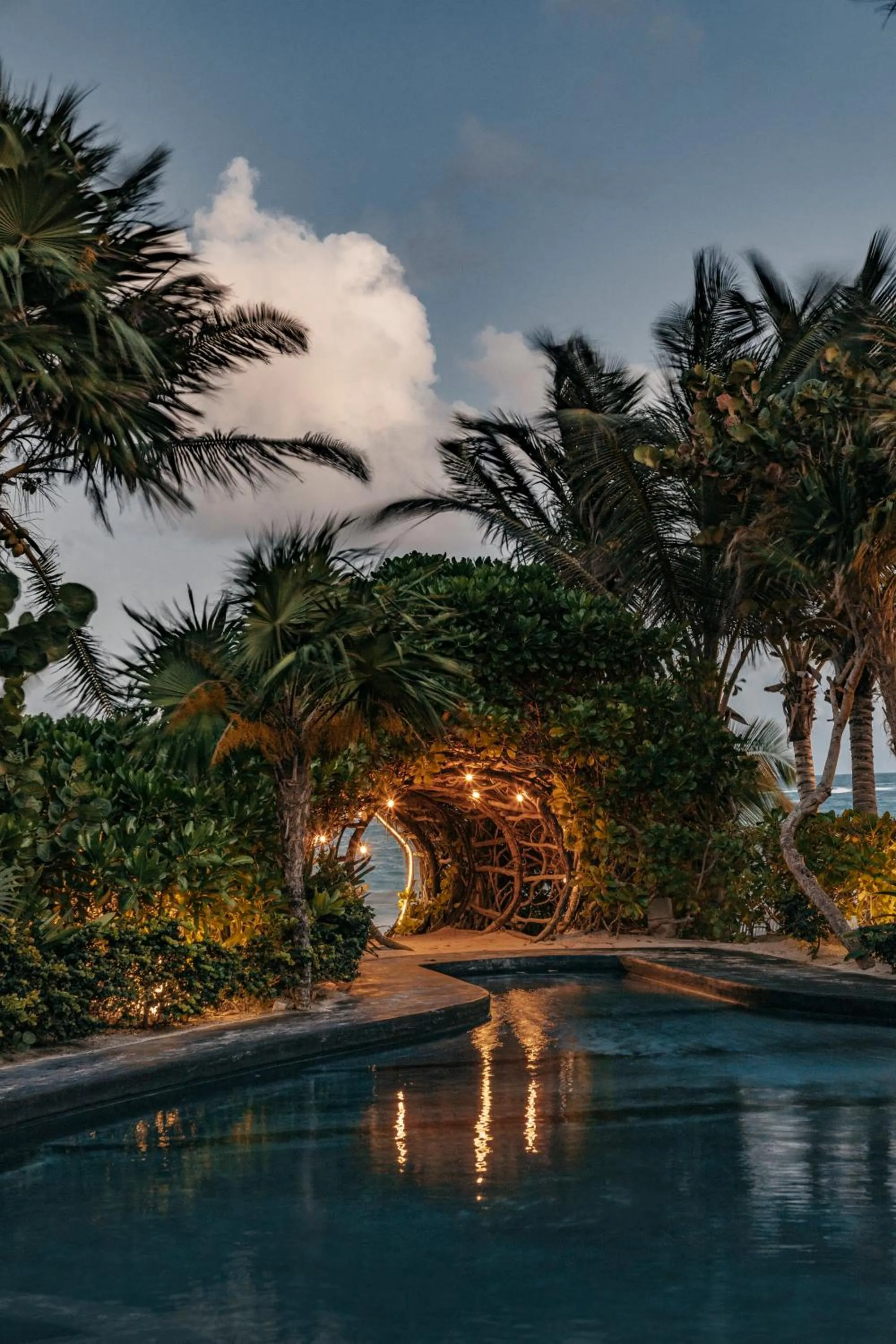 Swimming pool in Casa Malca