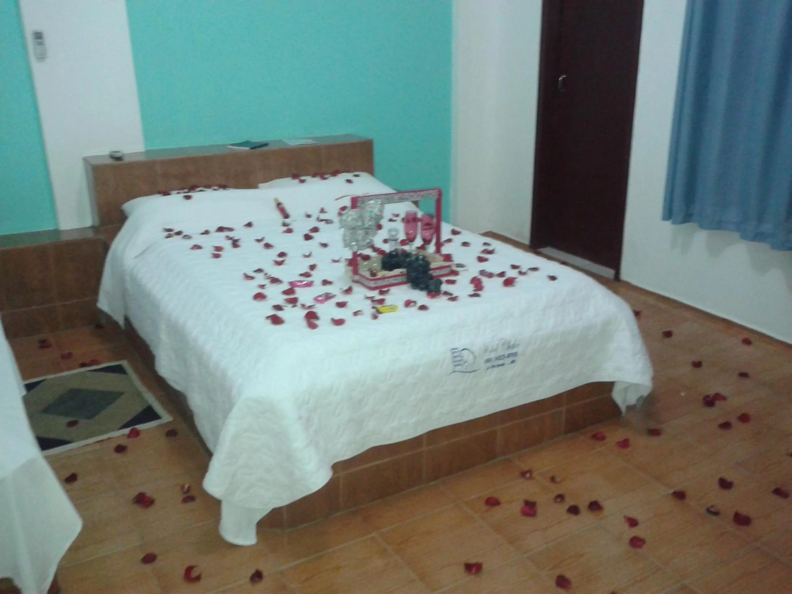 Bed in Hotel Chalé Ji-Parana