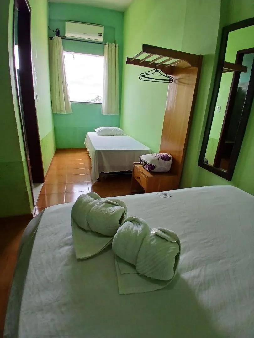 Bed in Hotel Chalé Ji-Parana