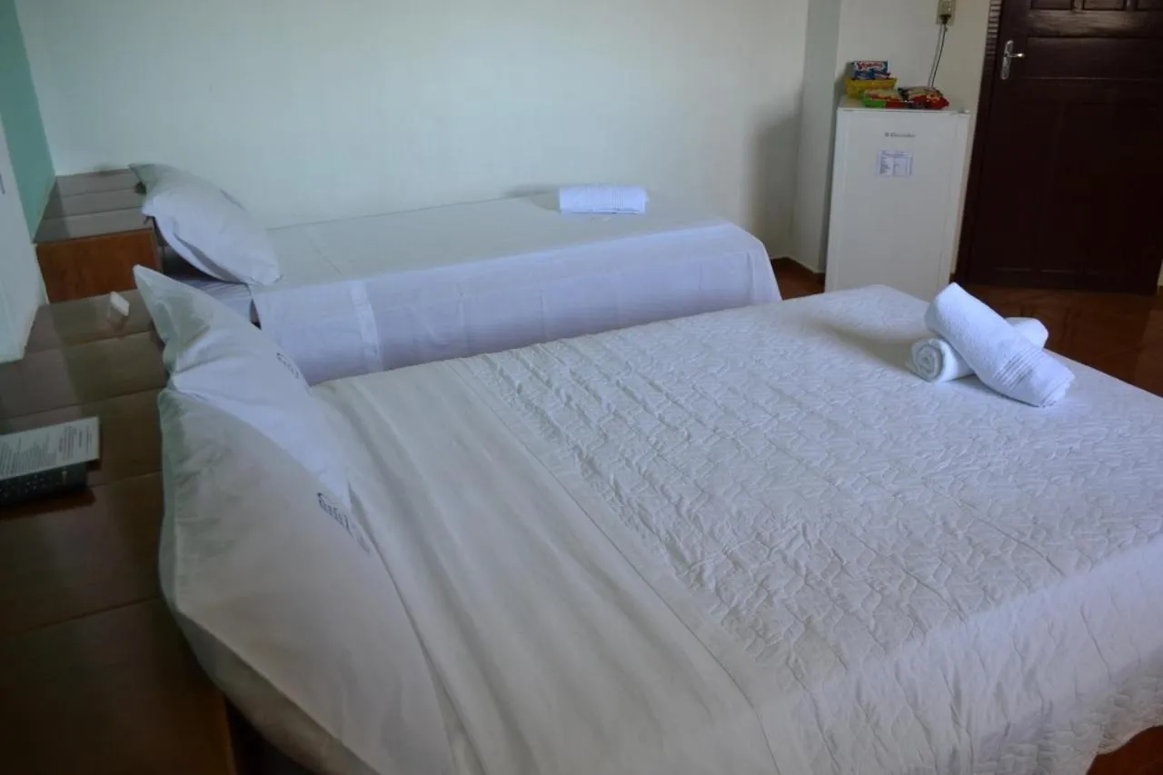 Bed in Hotel Chalé Ji-Parana