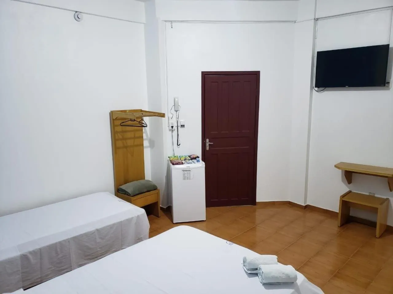 Bed in Hotel Chalé Ji-Parana