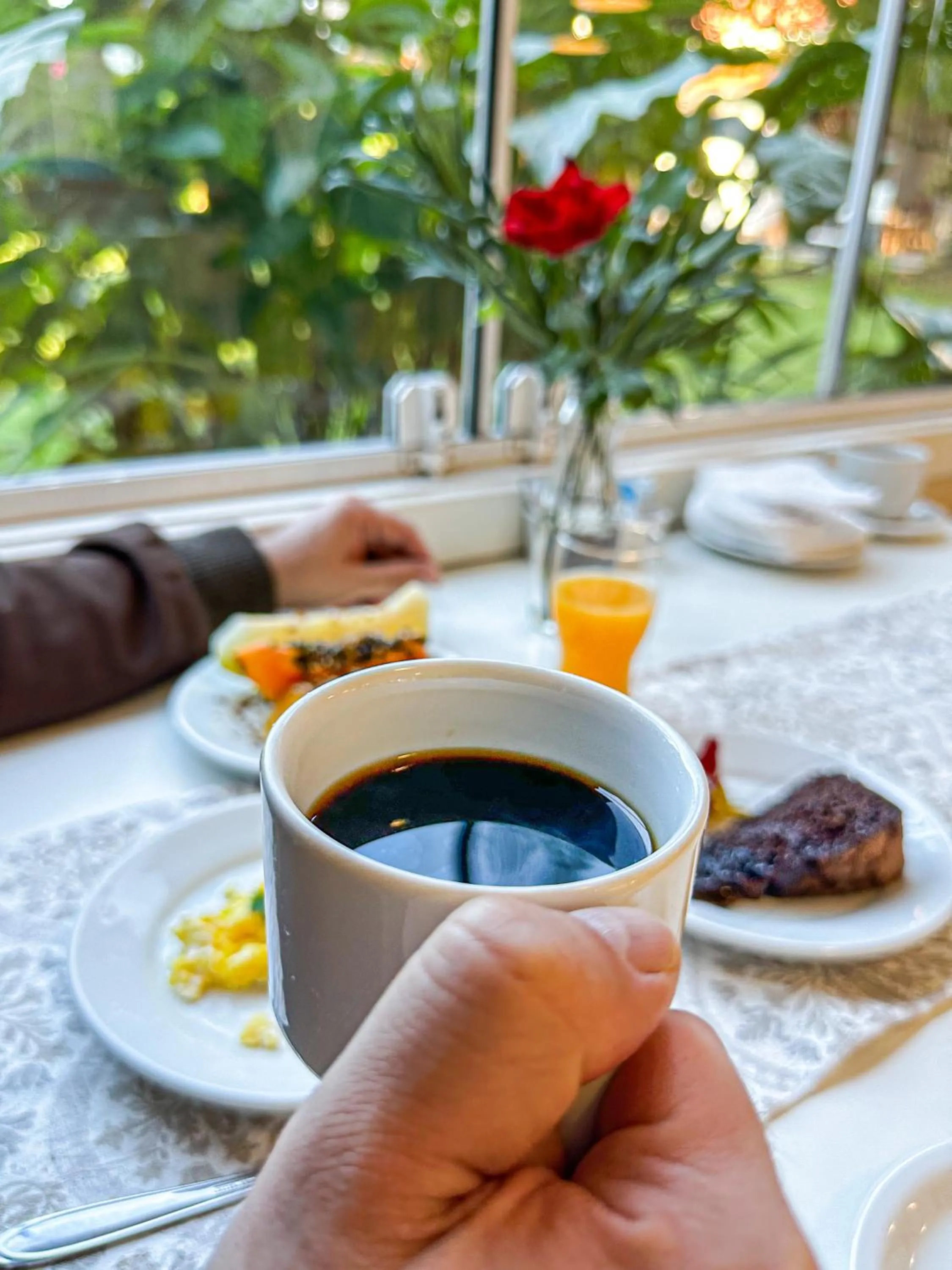 Breakfast in Pousada Cabanas Rota do Sol