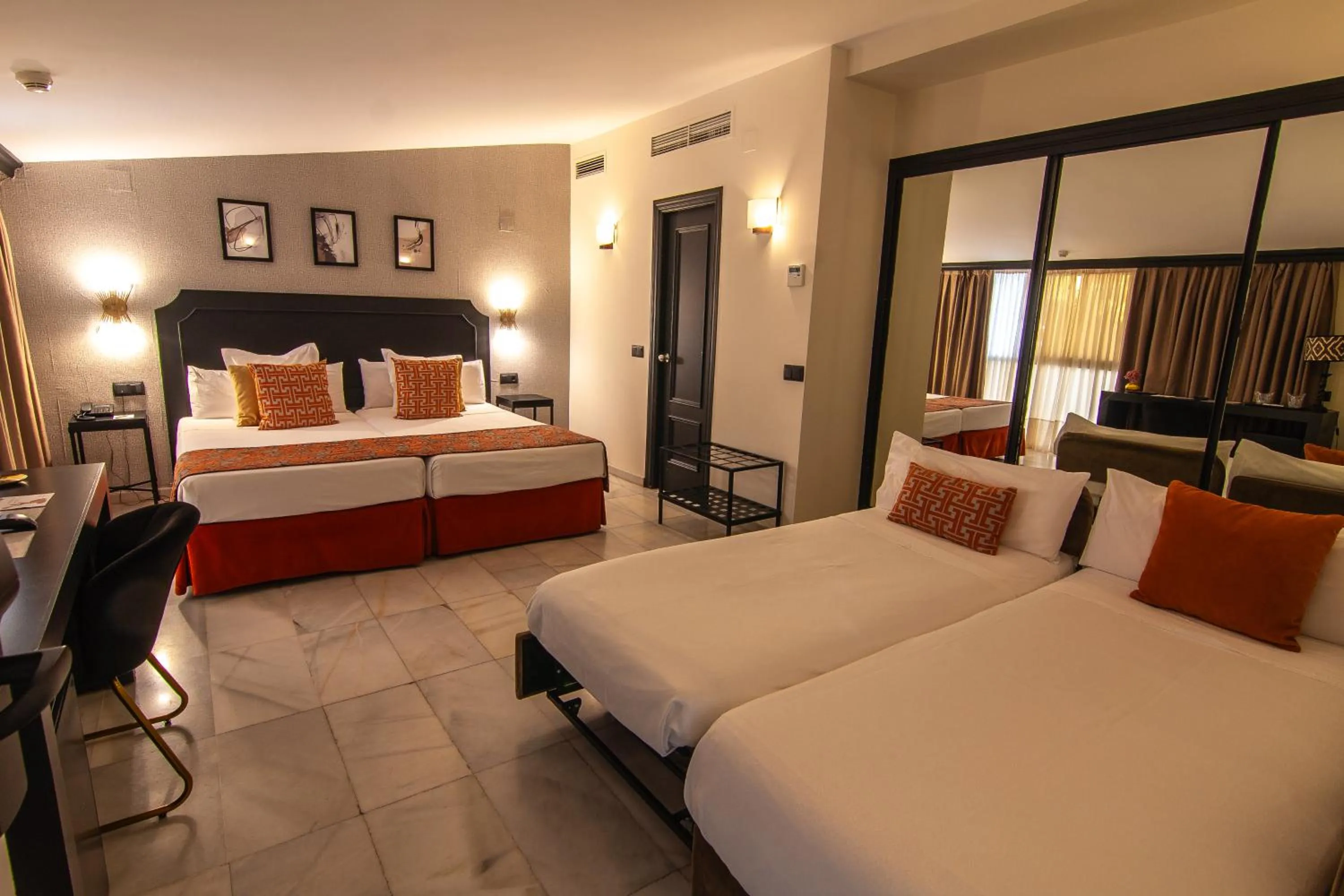 Bed in Hotel San Gil