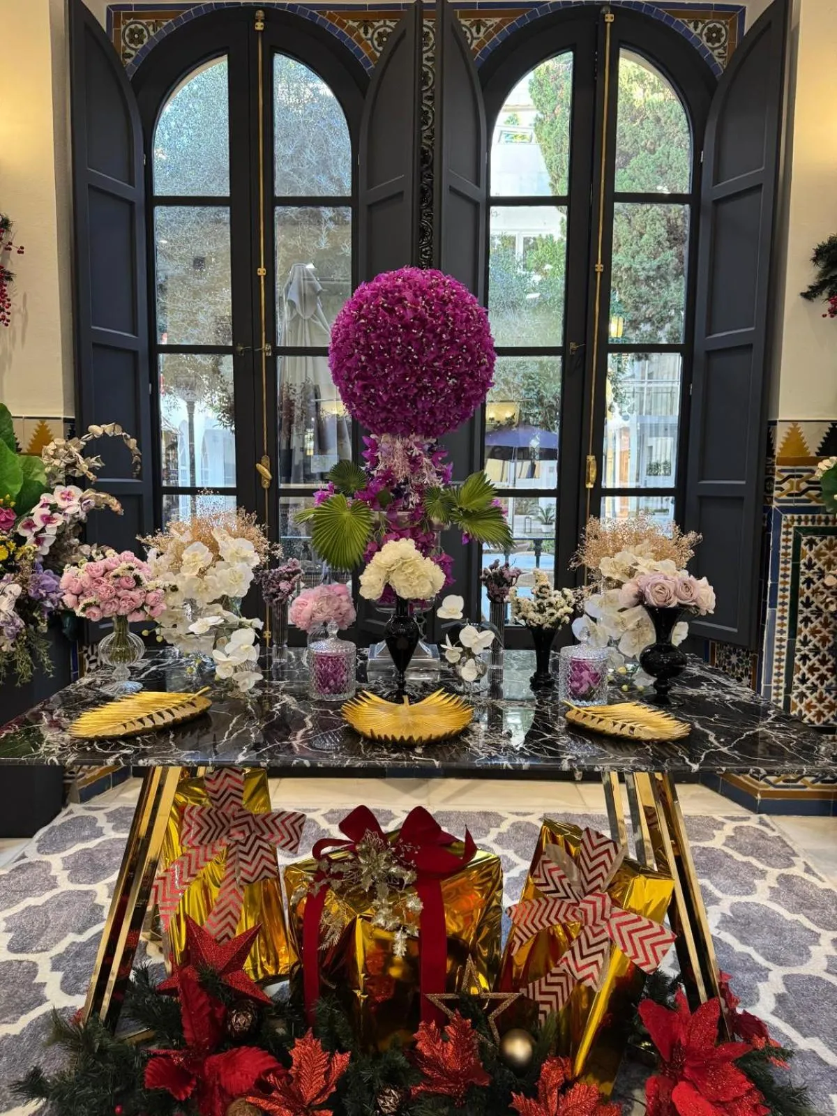 Lobby or reception in Hotel San Gil