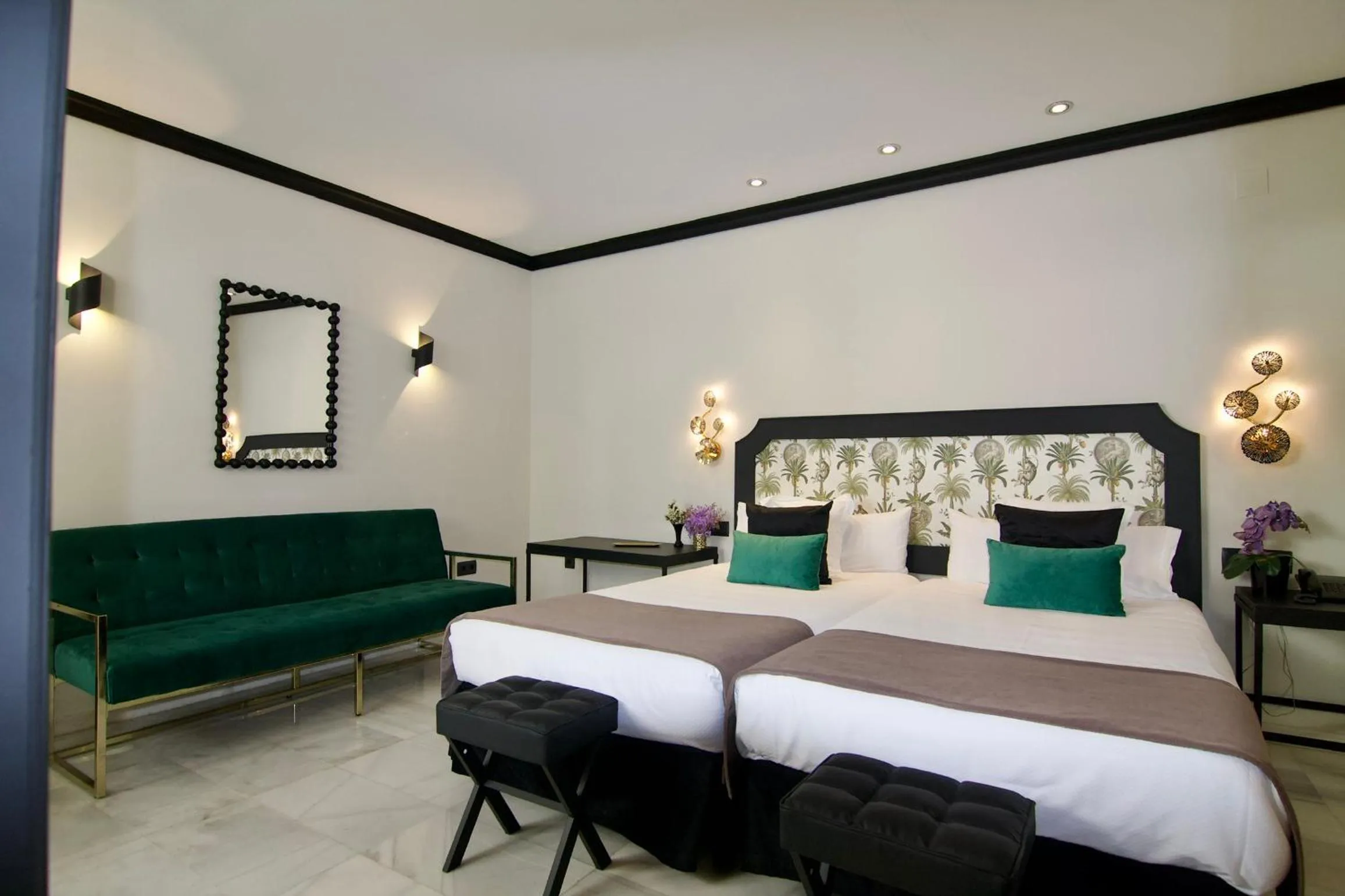 Bed in Hotel San Gil