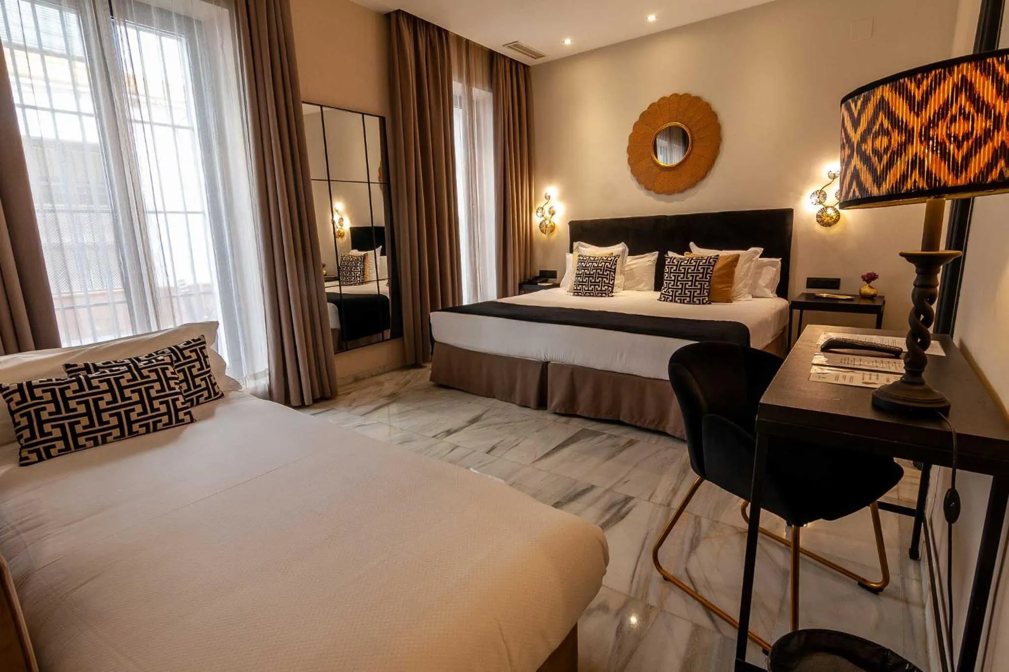 Bed in Hotel San Gil