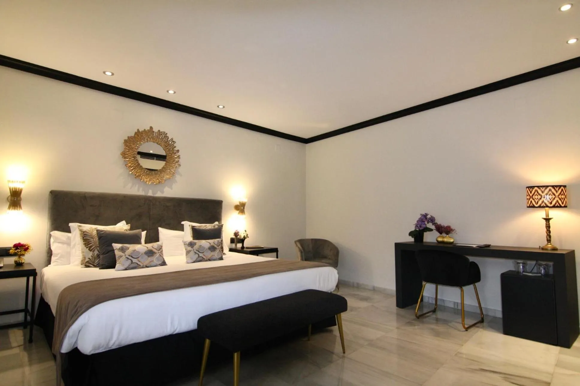 Bed in Hotel San Gil