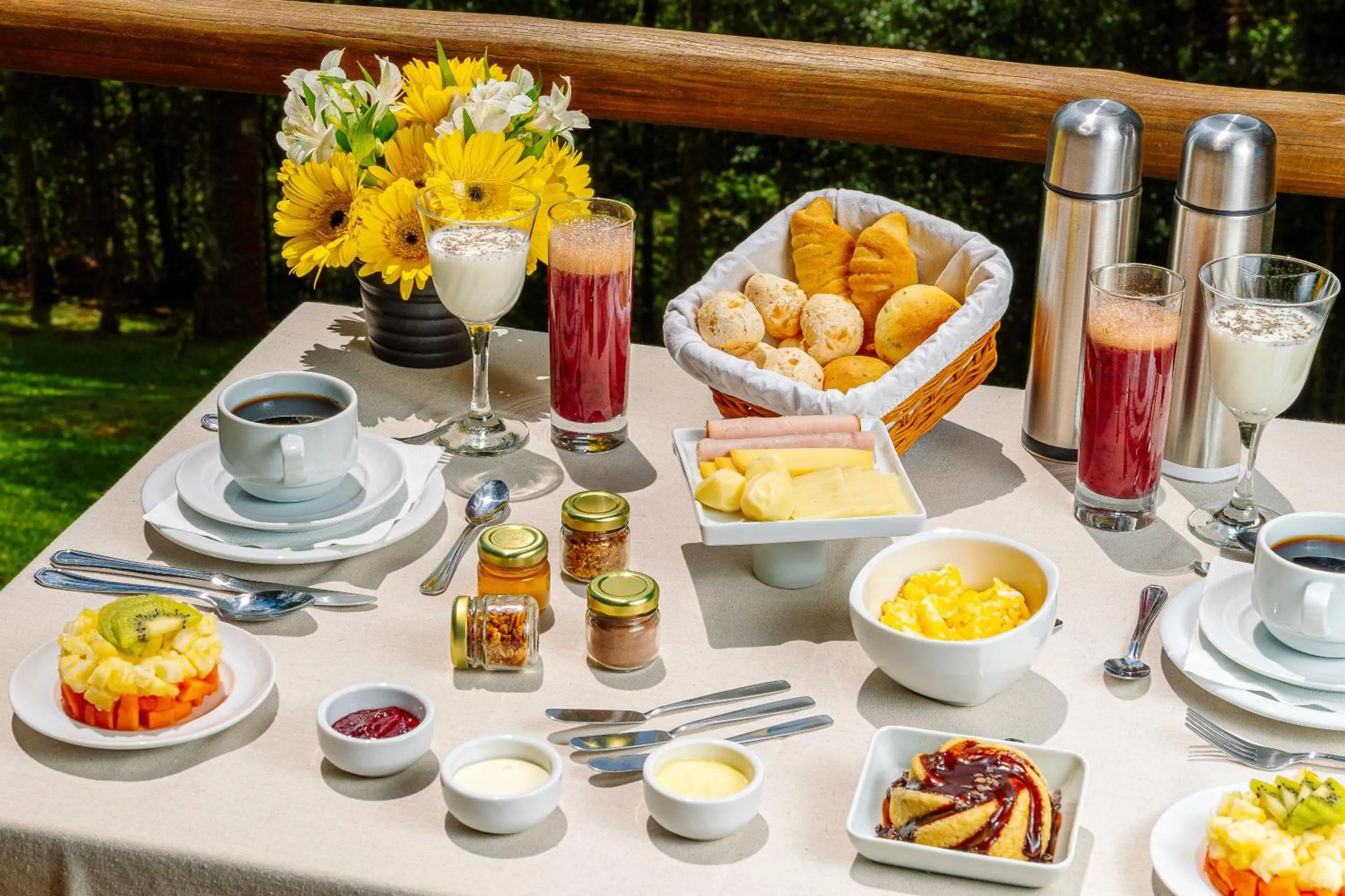 Breakfast in Pousada Casa Campestre