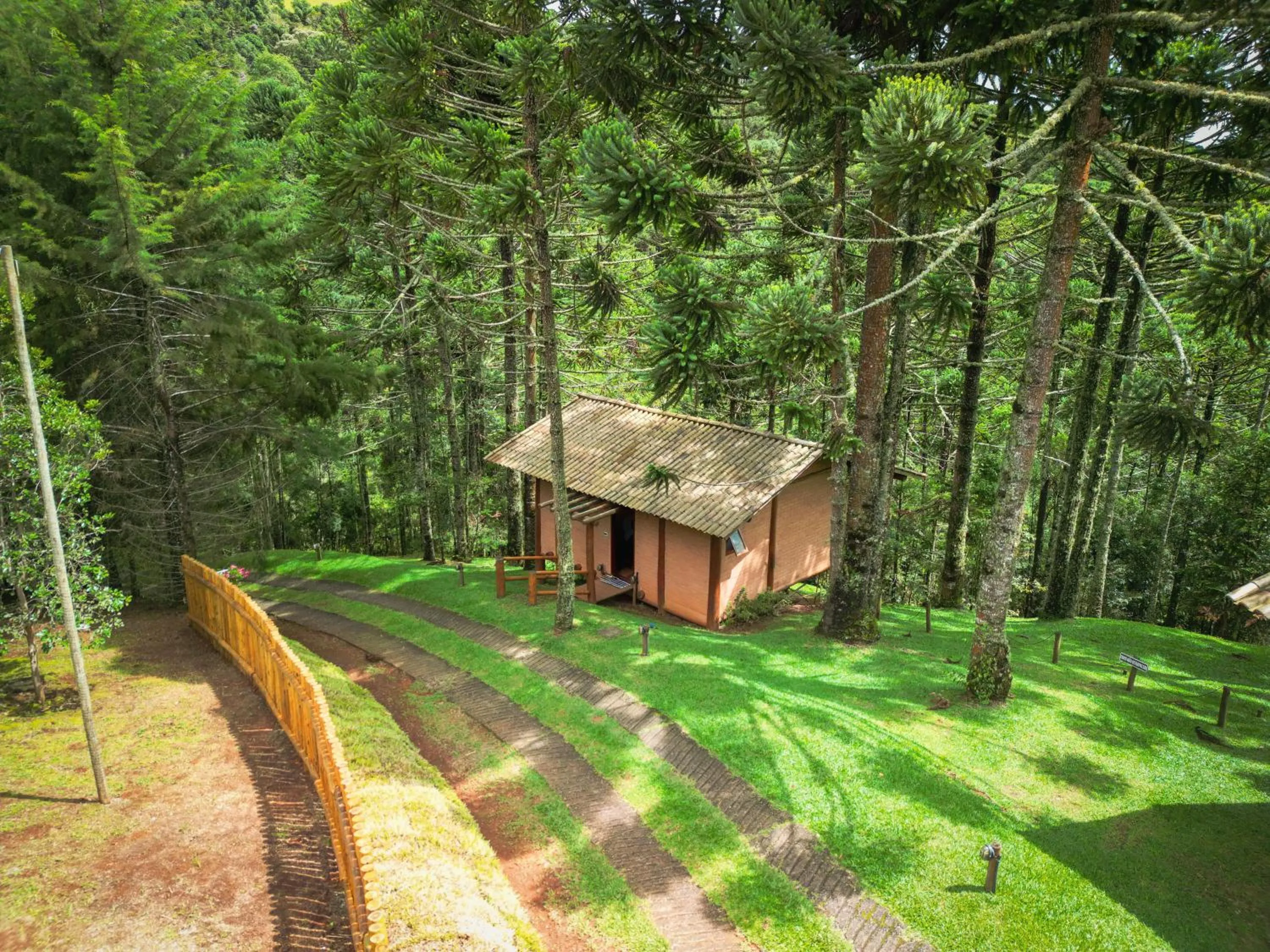 Garden view in Pousada Casa Campestre