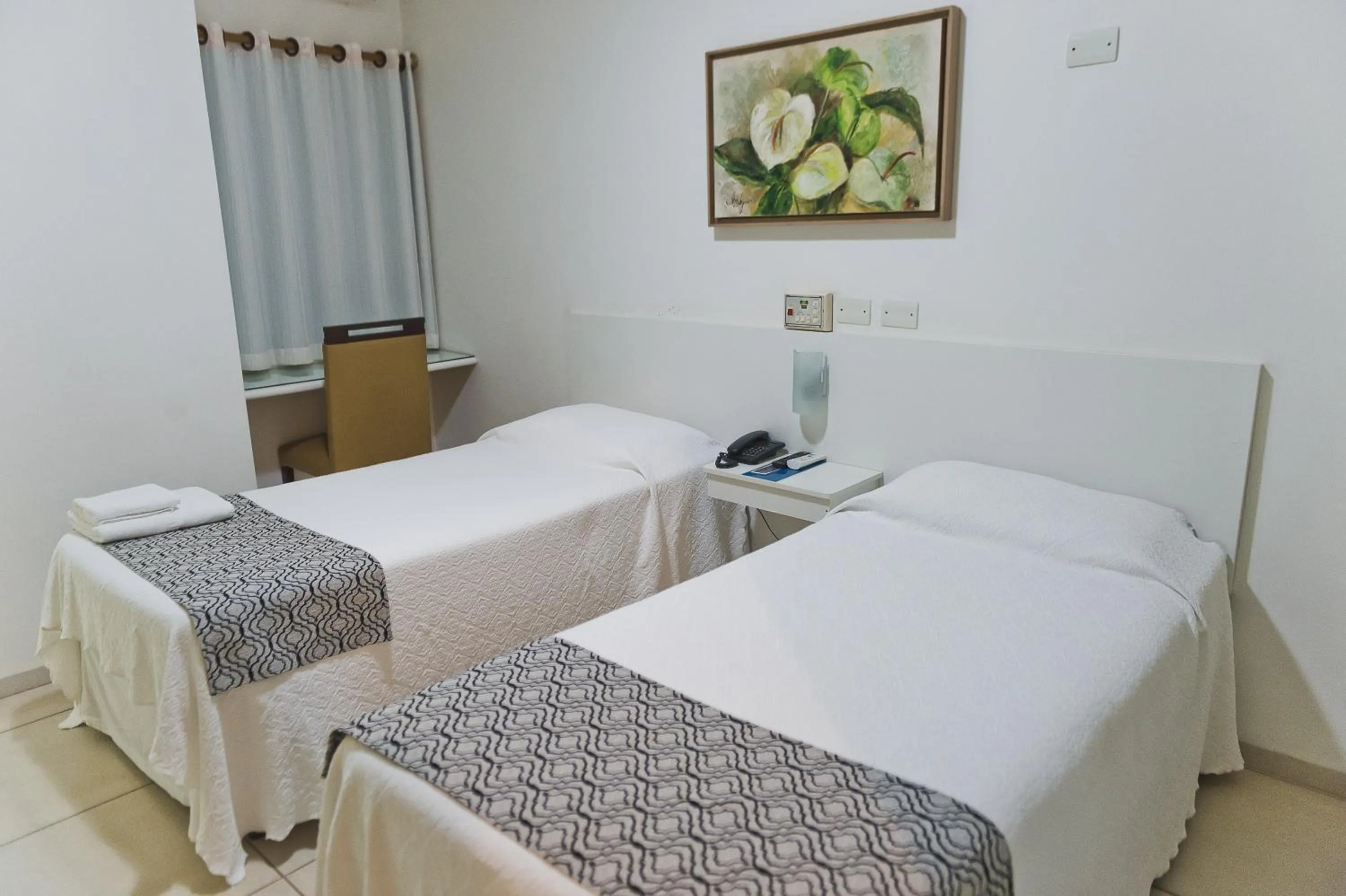 Bed in Hotel Pousada Ourinhos