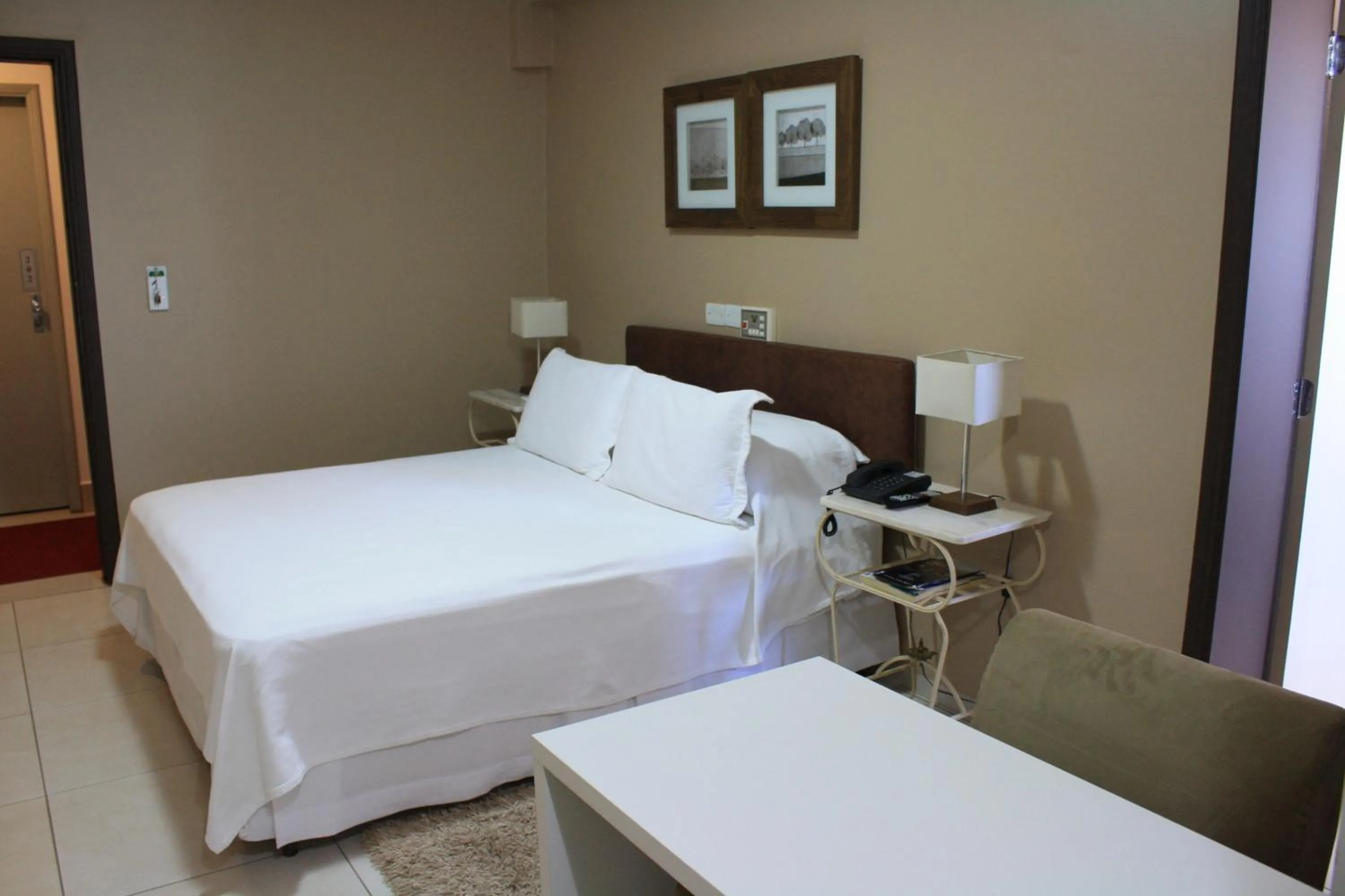 Bed in Hotel Pousada Ourinhos