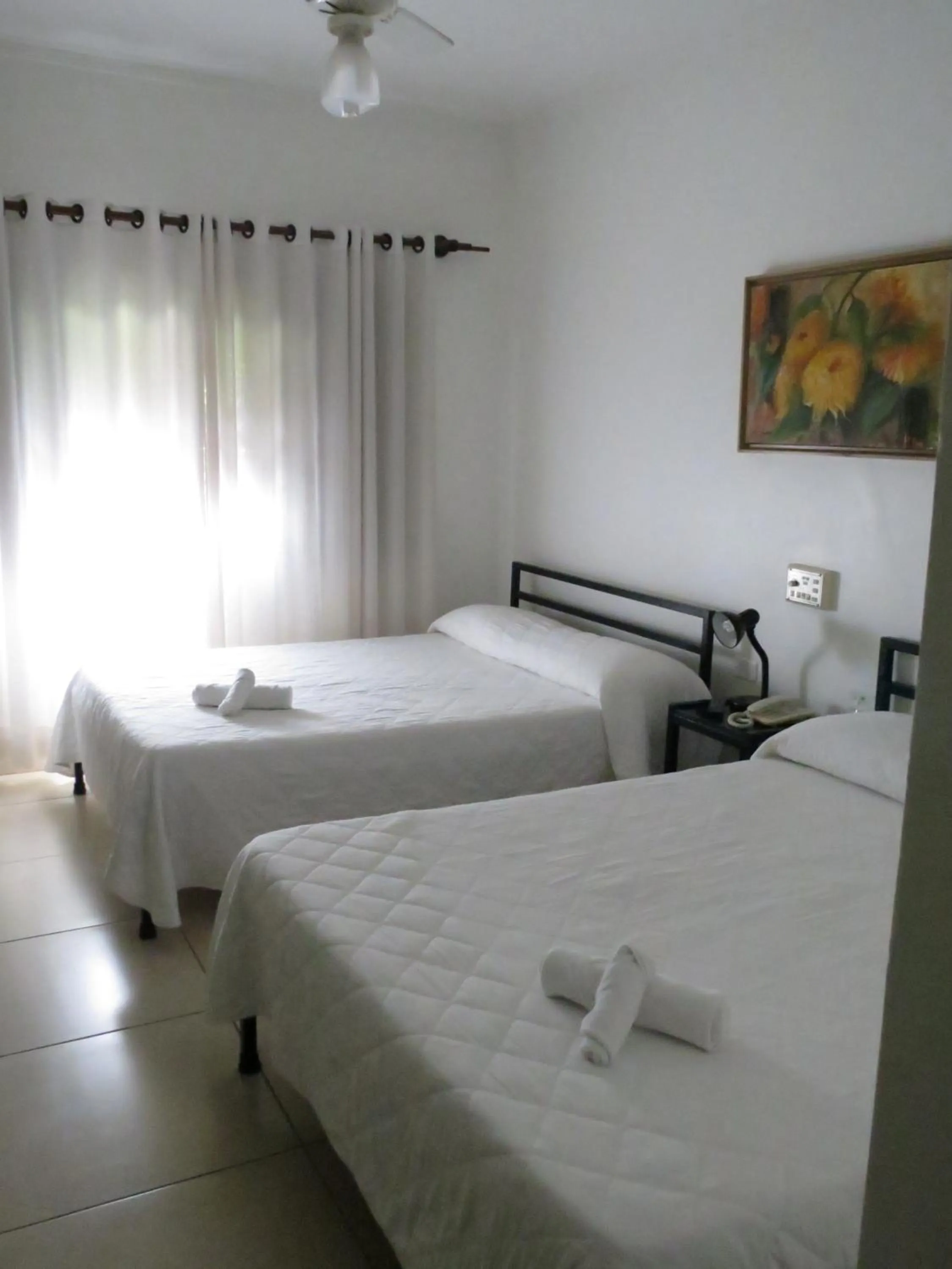 Bed in Hotel Pousada Ourinhos