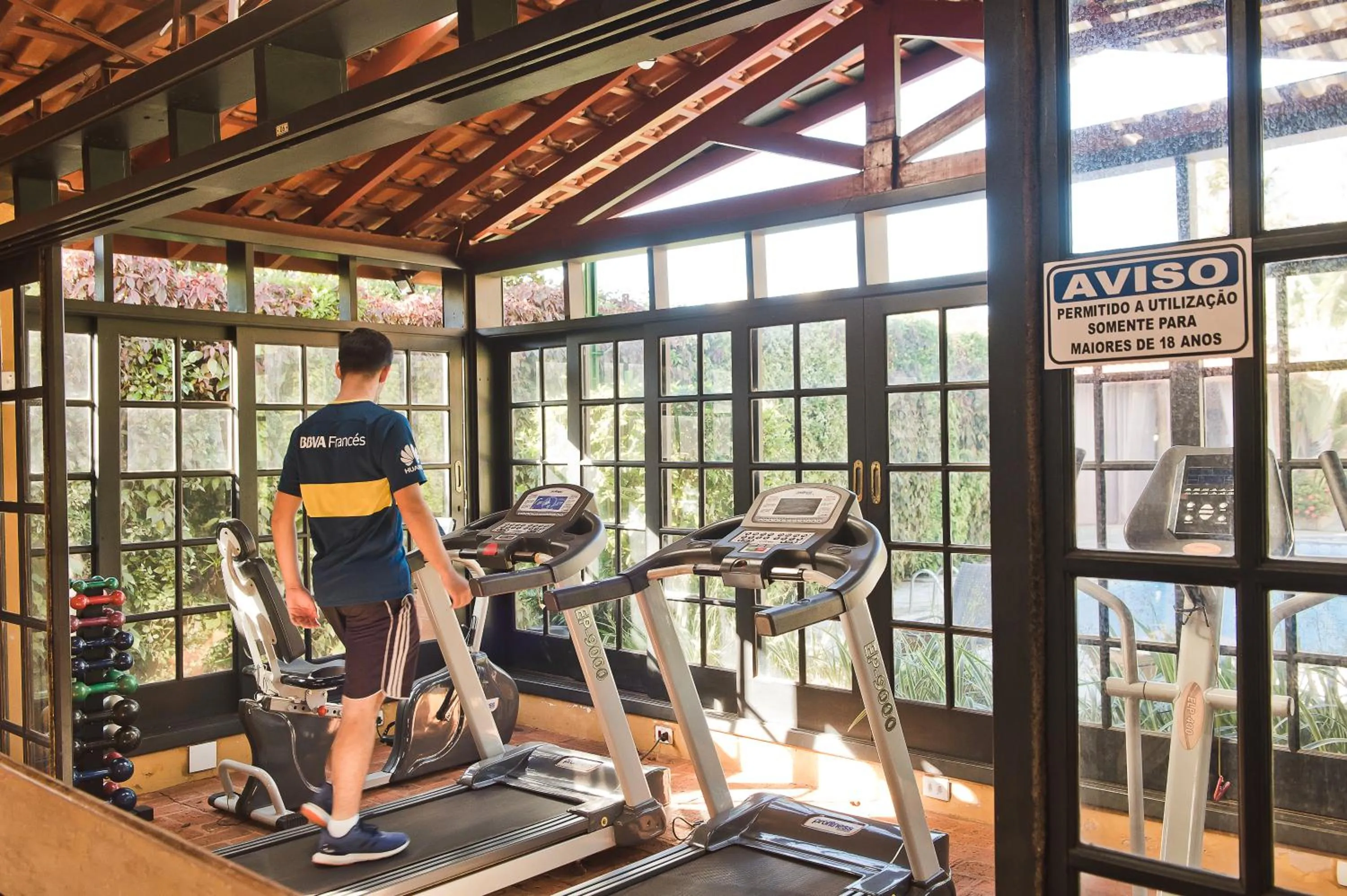 Fitness centre/facilities in Hotel Pousada Ourinhos