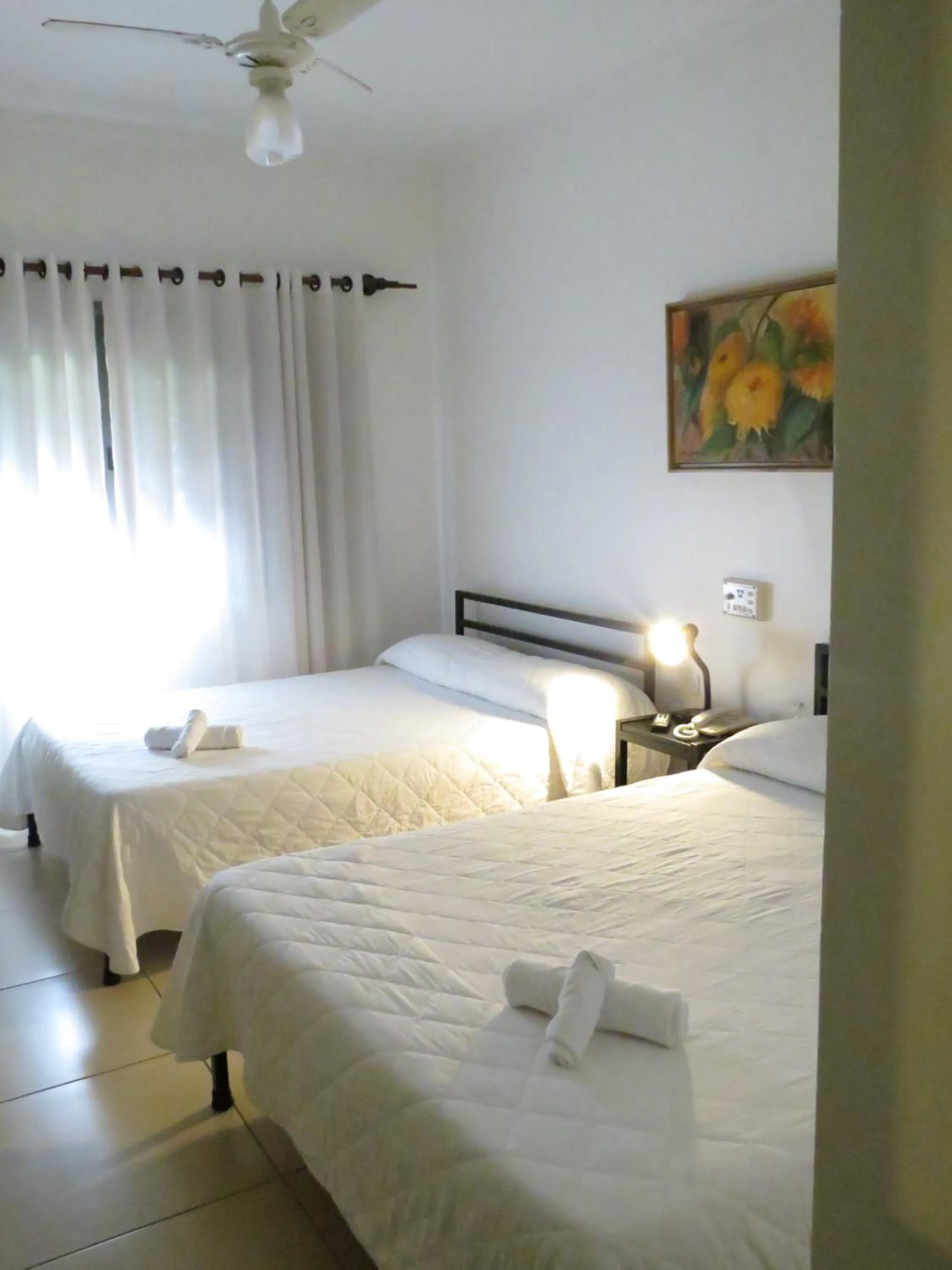 Bed in Hotel Pousada Ourinhos