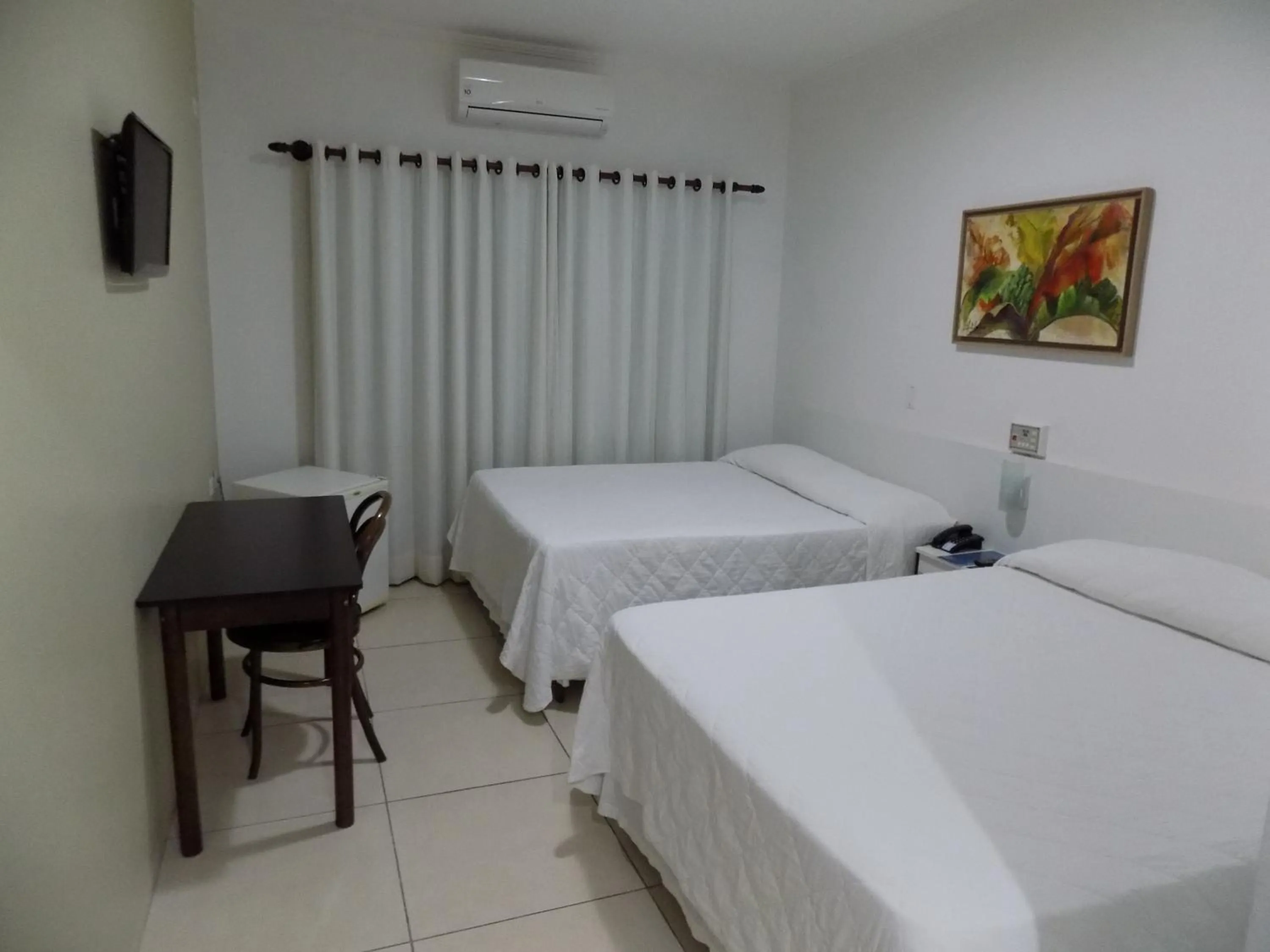 Bed in Hotel Pousada Ourinhos